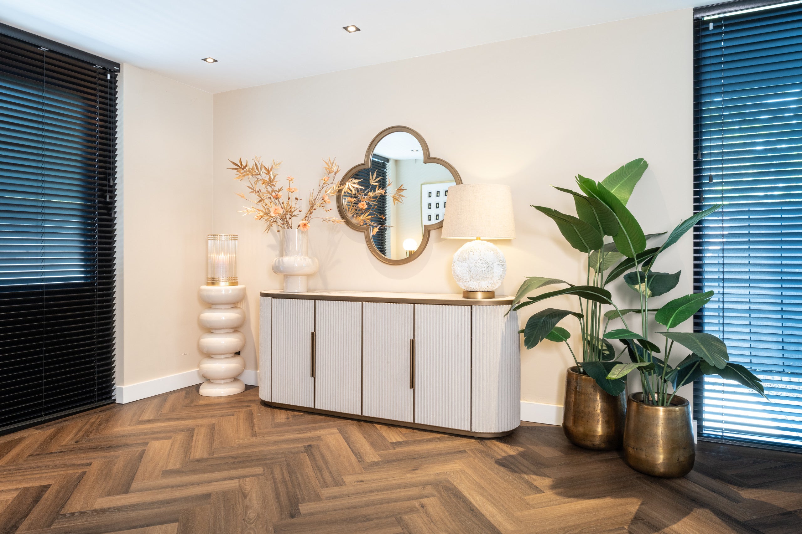 Richmond Interiors Tischlampe Jamie white Tischlampe Richmond Interiors