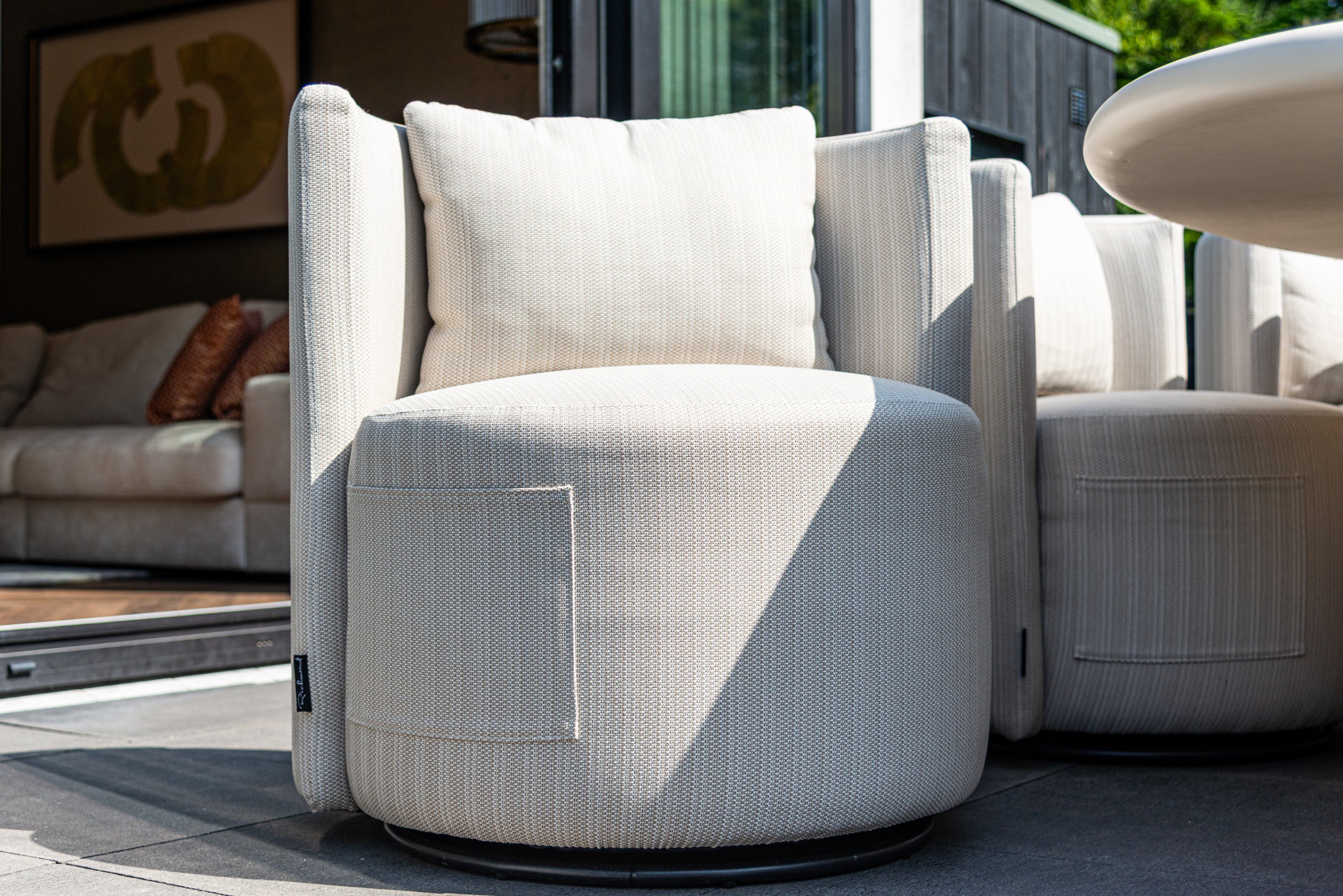 Richmond Interiors Outdoor Stuhl Marlin beige swivel Outdoor Stuhl Richmond Interiors