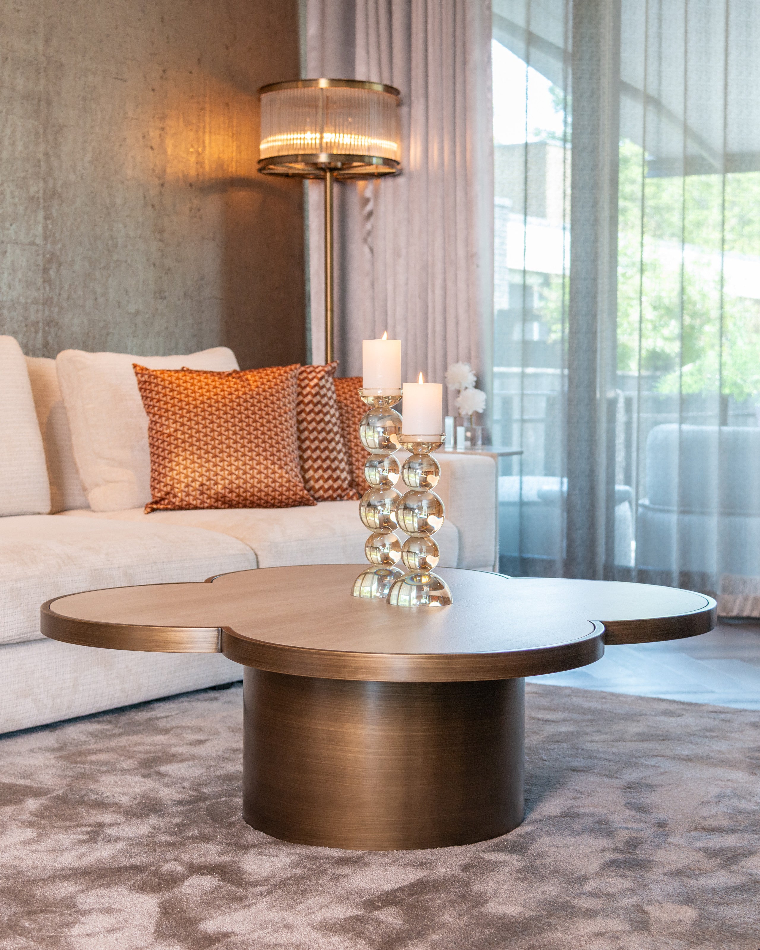 Richmond Interiors Stehlampe Nadine bronze Stehlampe Richmond Interiors