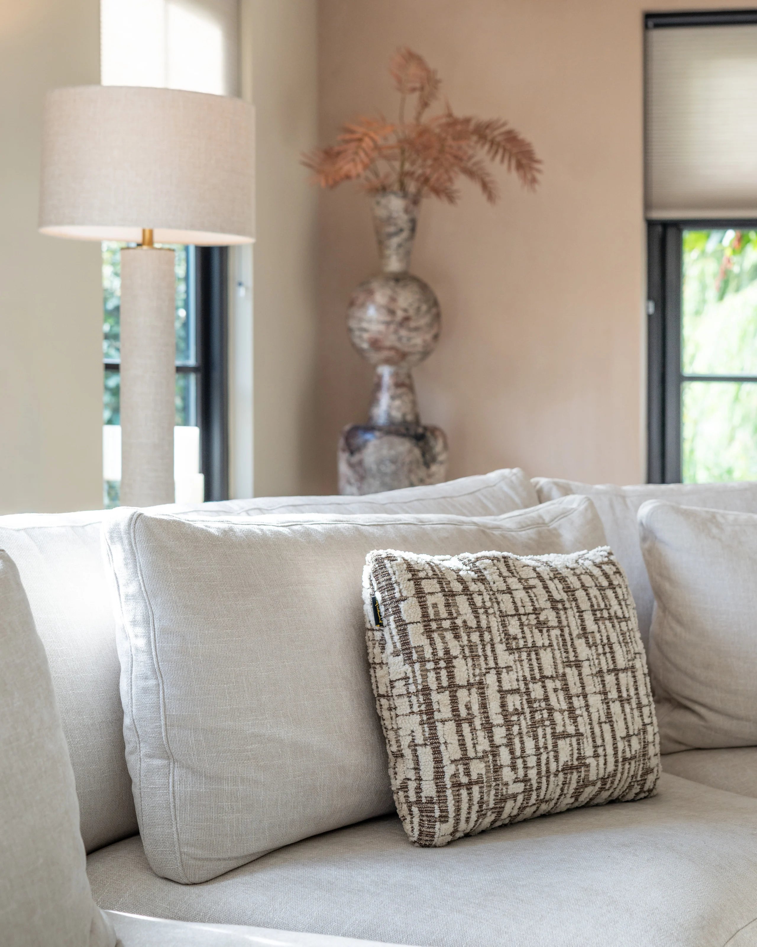 Richmond Interiors Kissen Oliv cream 40x60 Kissen Richmond Interiors