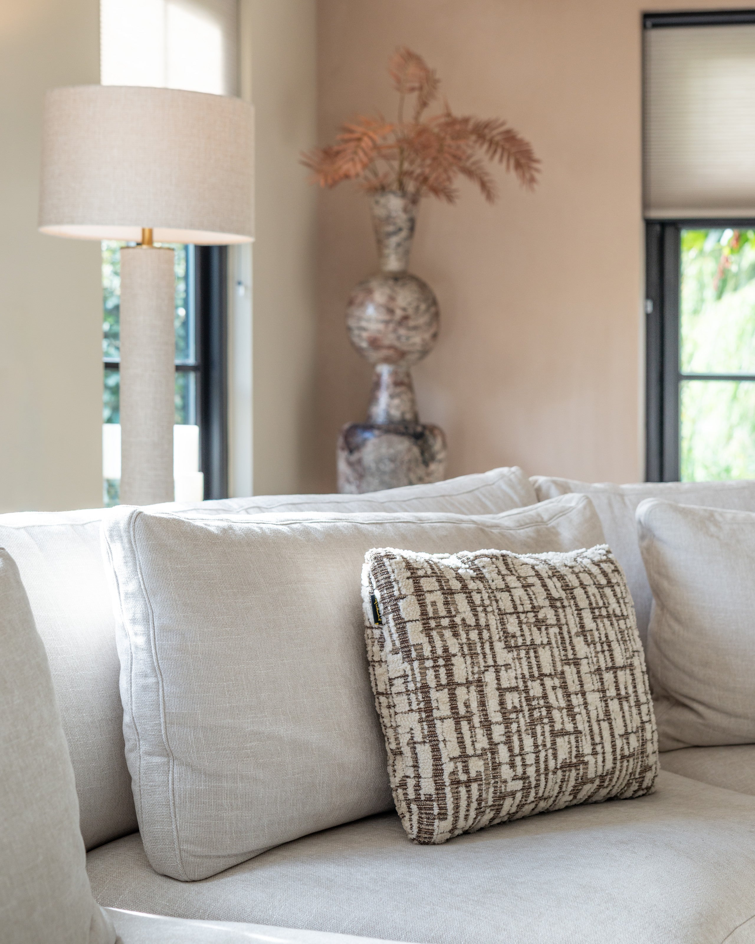 Richmond Interiors Kissen Oliv cream 40x60 Kissen Richmond Interiors