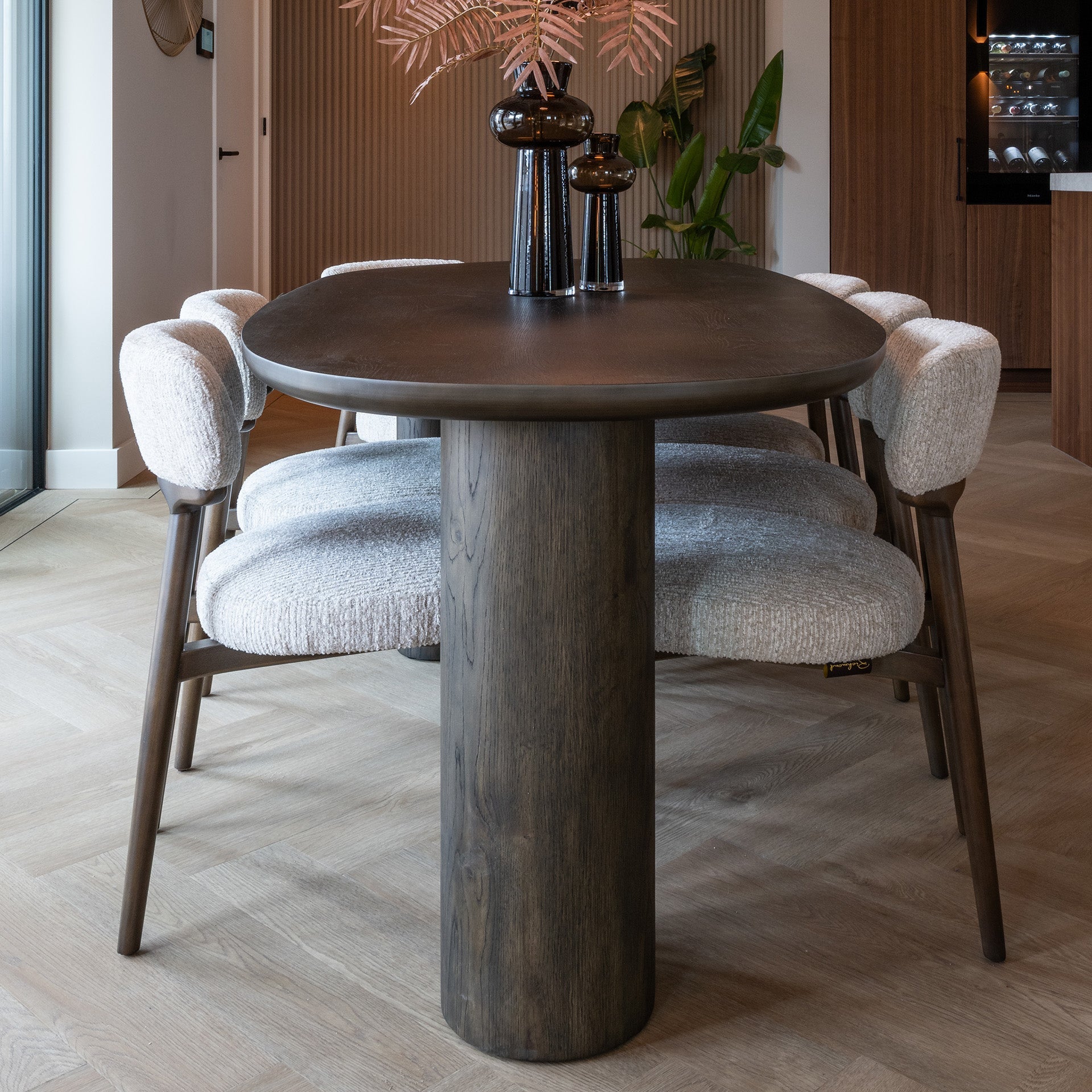 Richmond Interiors – Esszimmerstuhl Basker natural linear (2er-Set) 2er-Set Esszimmerstühle Richmond Interiors