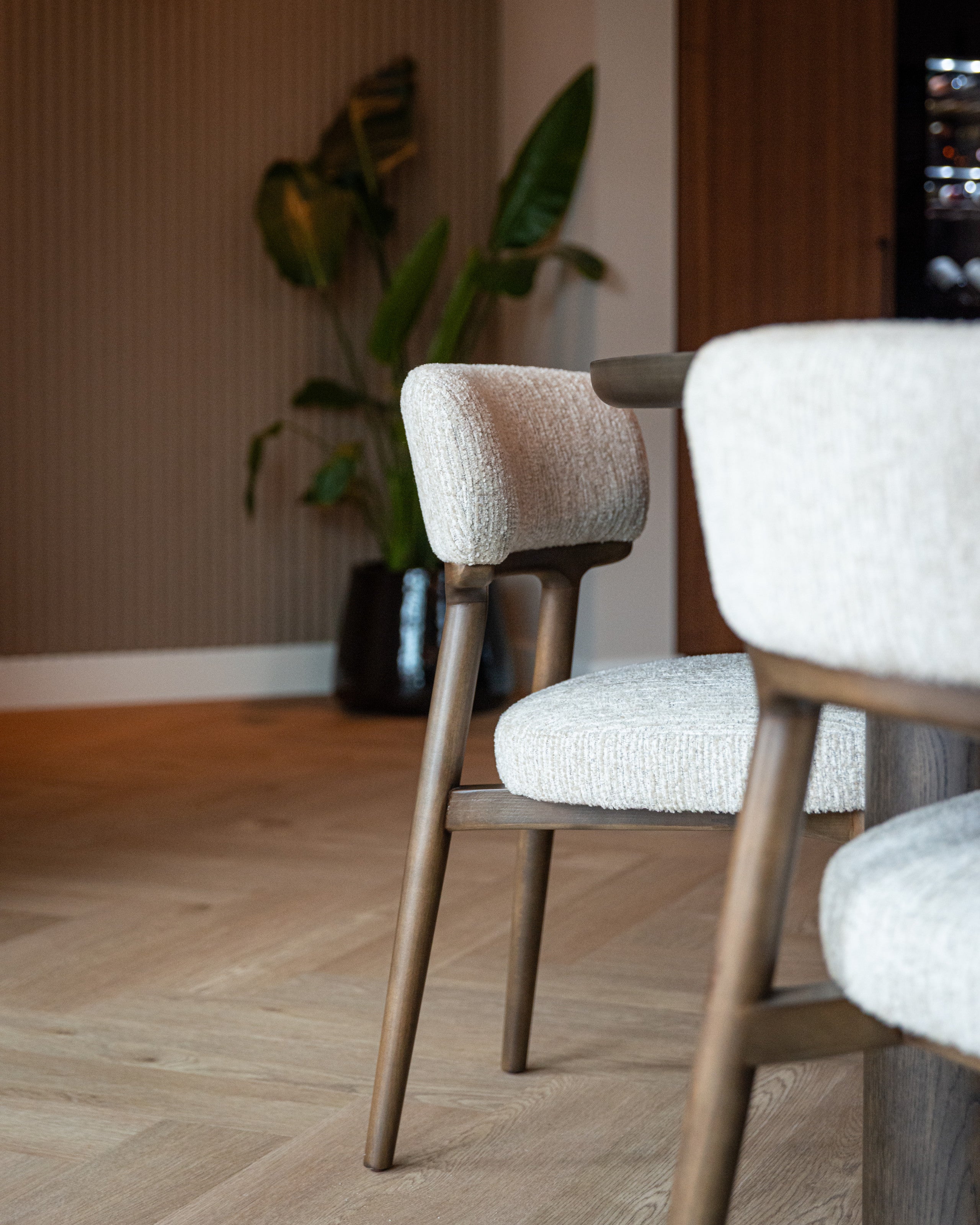 Richmond Interiors Esszimmerstuhl Basker natural linear (Set of 2) Esszimmerstuhl Richmond Interiors