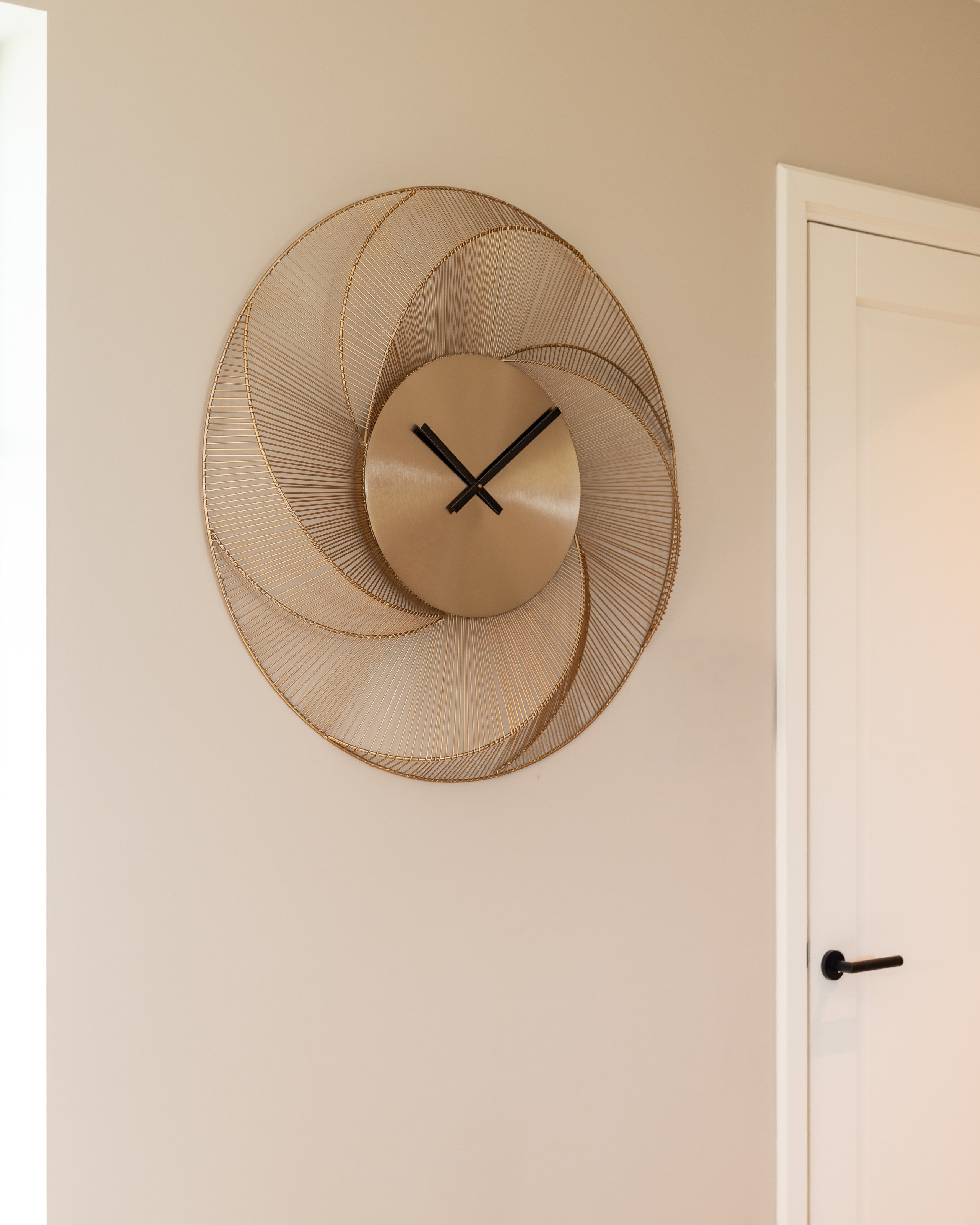 Richmond Interiors clock Denver gold