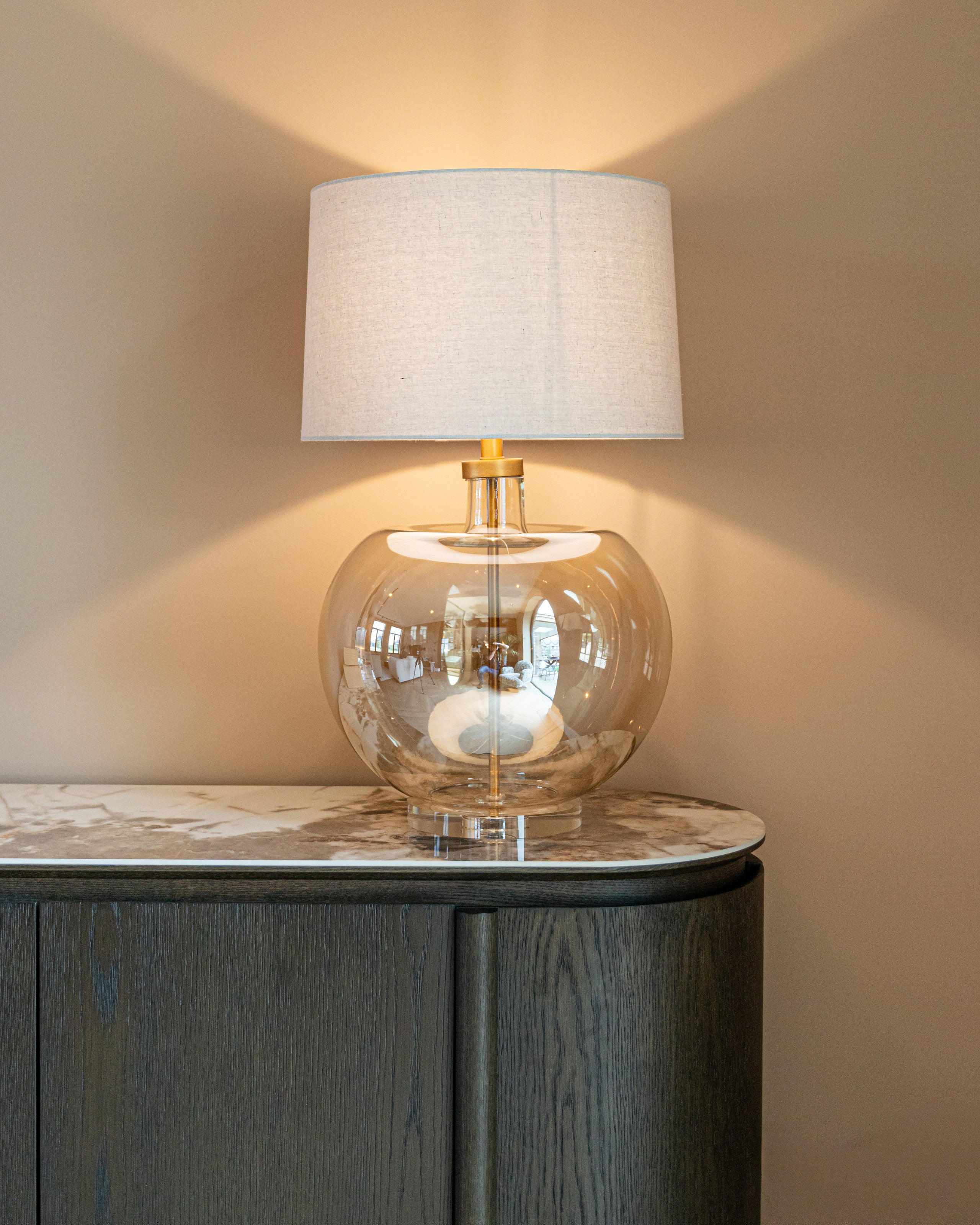 Richmond Interiors Tischlampe Jazzy amber Tischlampe Richmond Interiors