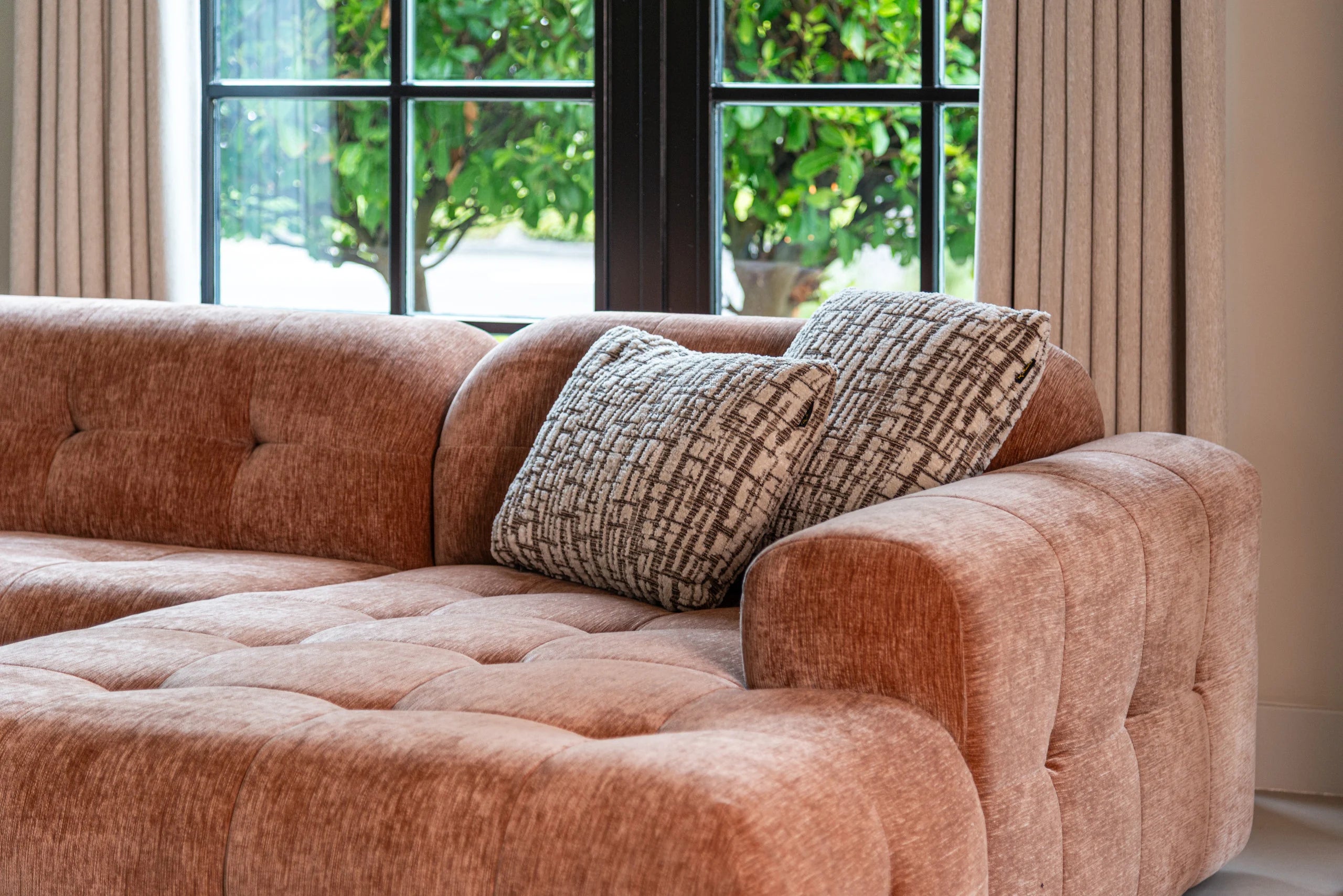 Richmond Interiors Kissen Oliv cream 40x60 Kissen Richmond Interiors