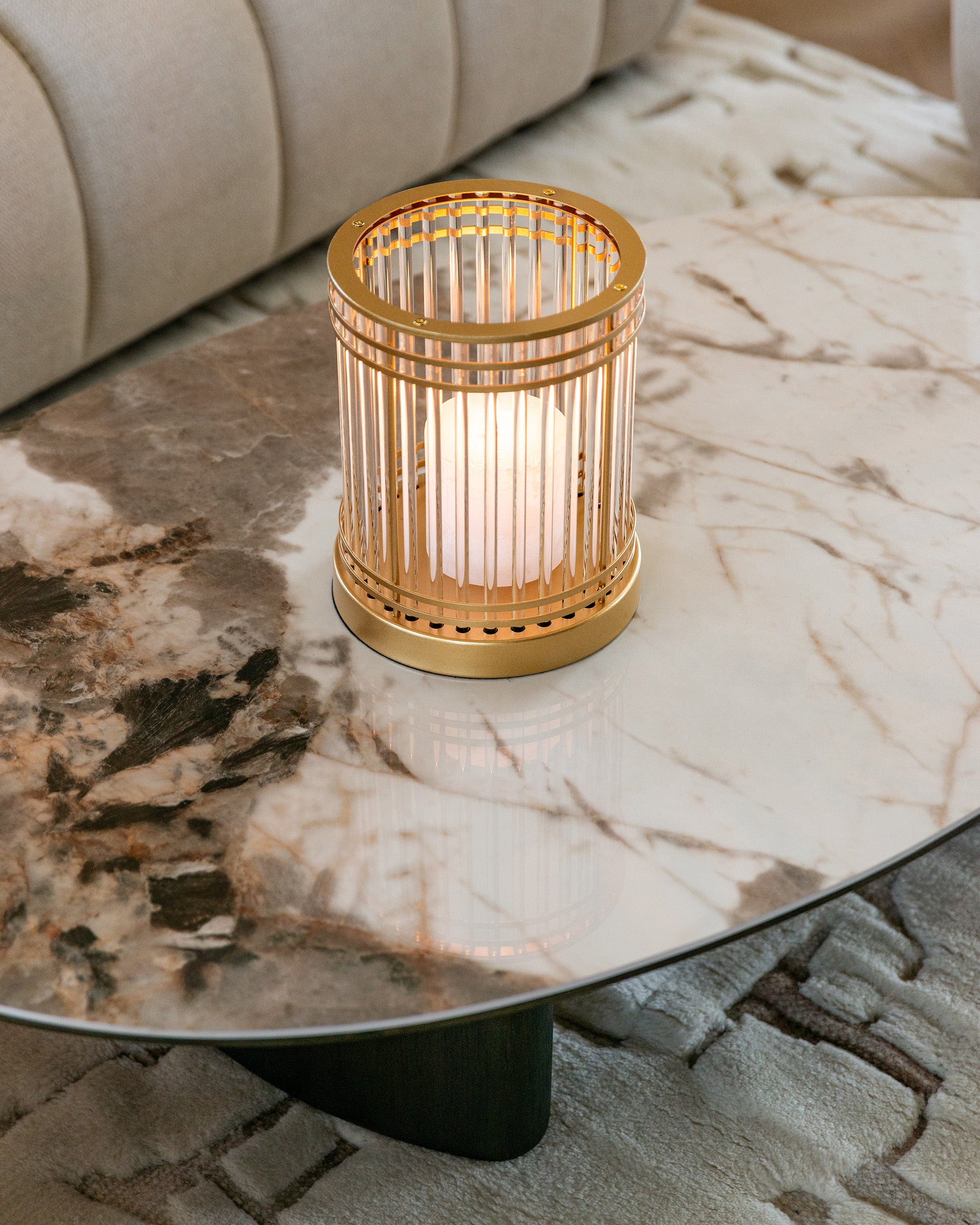 Richmond Interiors – Couchtisch Langford Brown Couchtisch oval Richmond Interiors