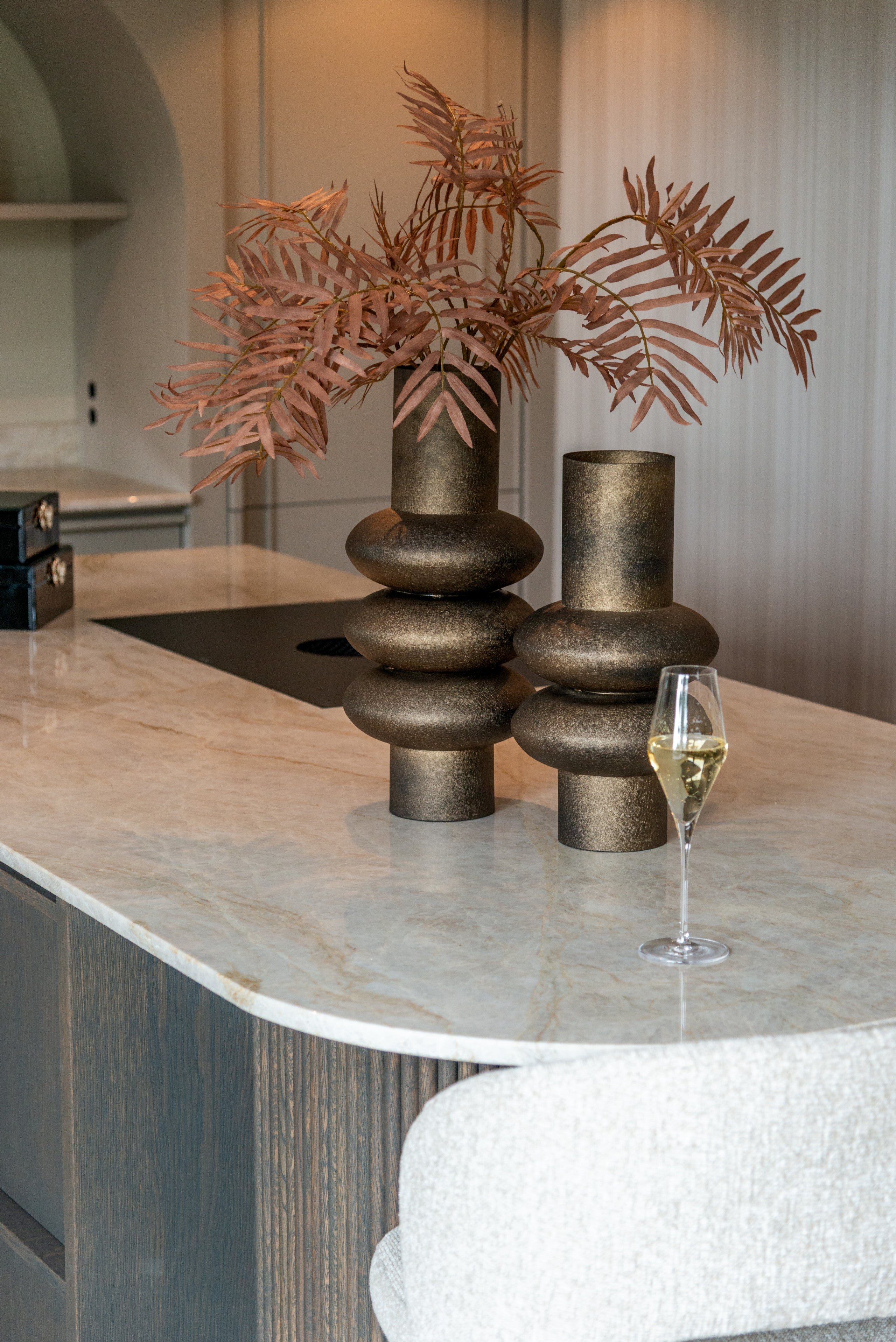 Richmond Interiors Vase Madlen gold Vase Richmond Interiors