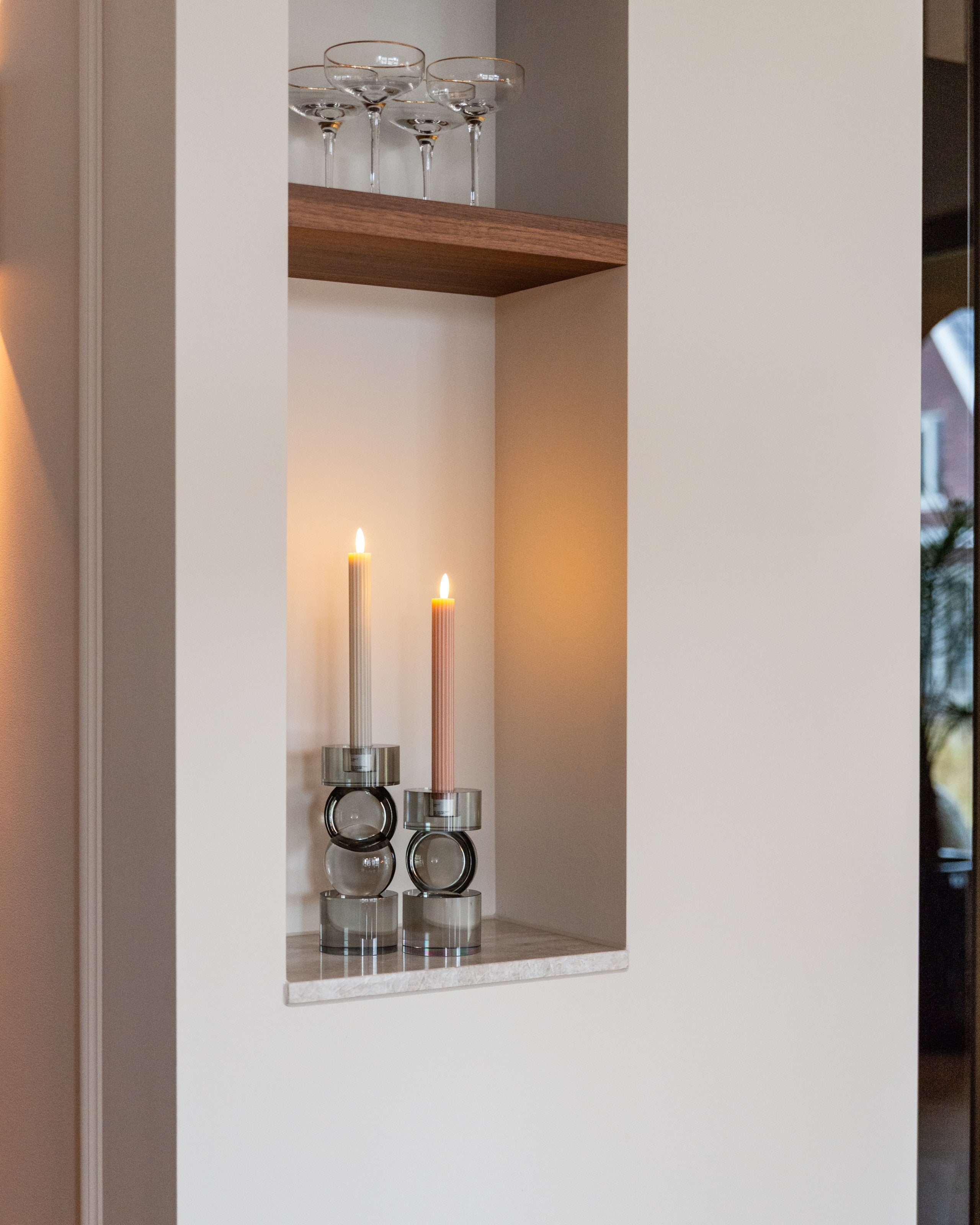 Richmond Interiors Kerzenhalter Jennyl grey small Kerzenhalter Richmond Interiors