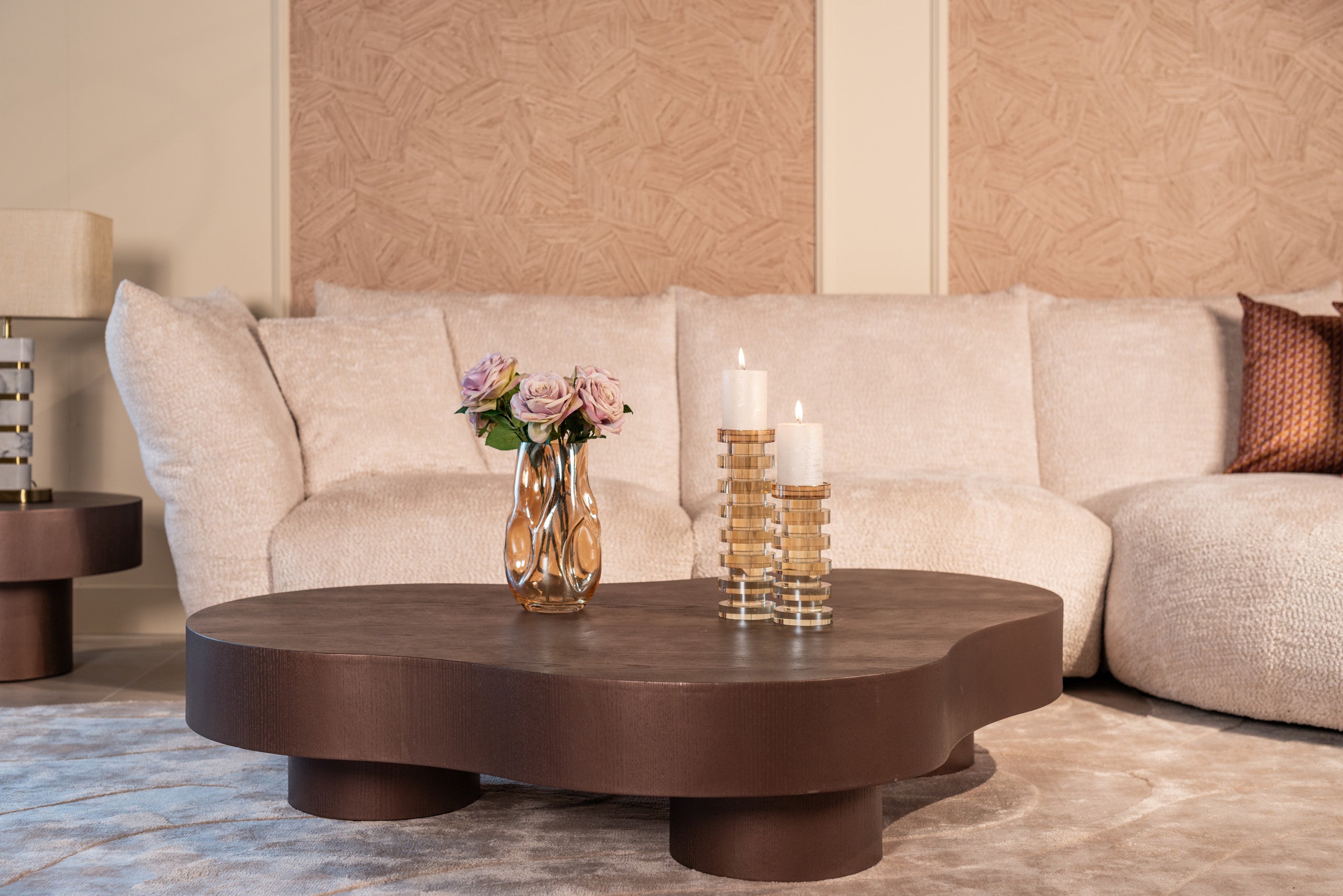 Richmond Interiors Kissen Phyllisia brique donna 50x50 Kissen Richmond Interiors