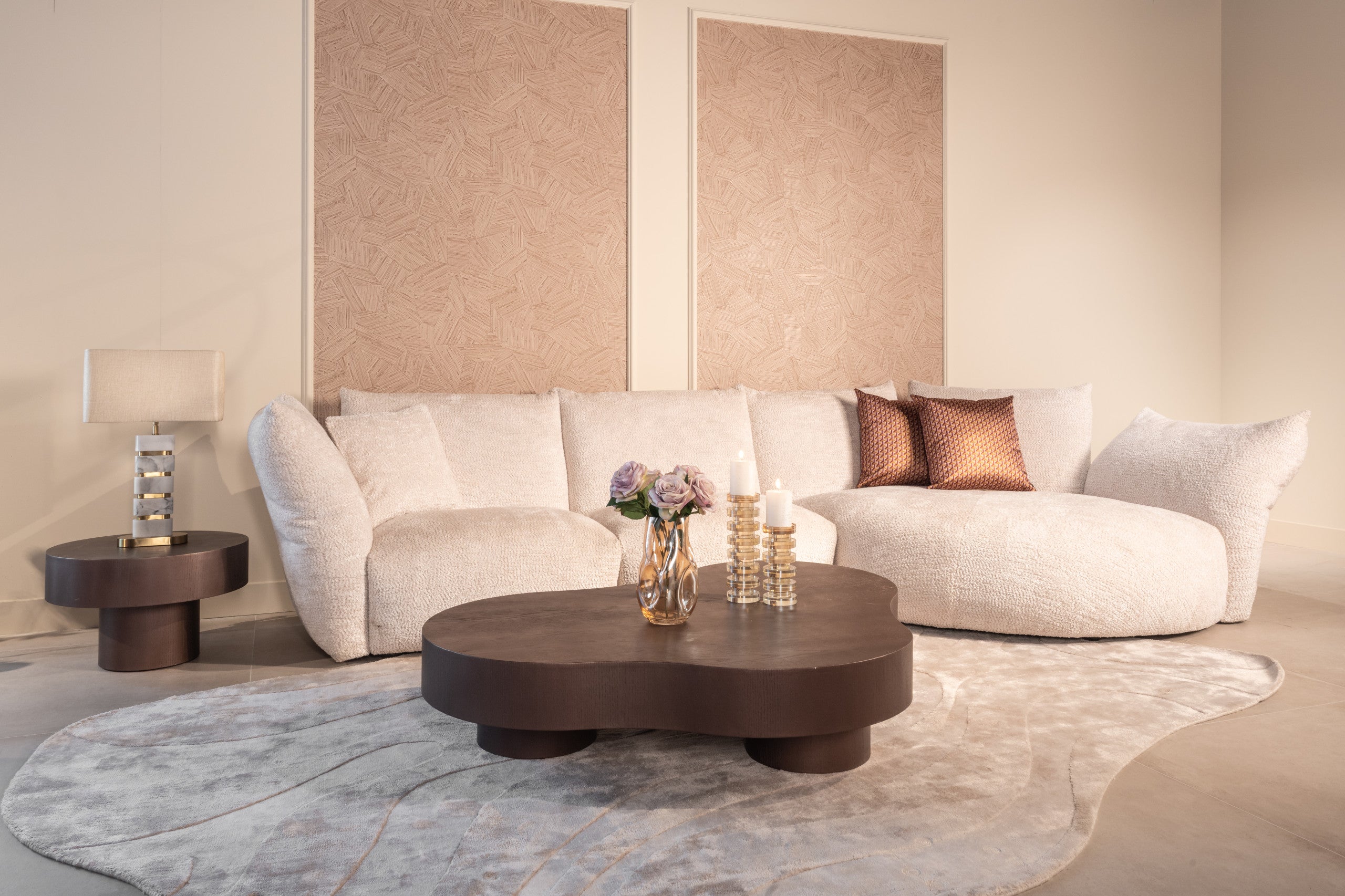 Richmond Interiors Kissen Phyllisia brique donna 50x50 Kissen Richmond Interiors