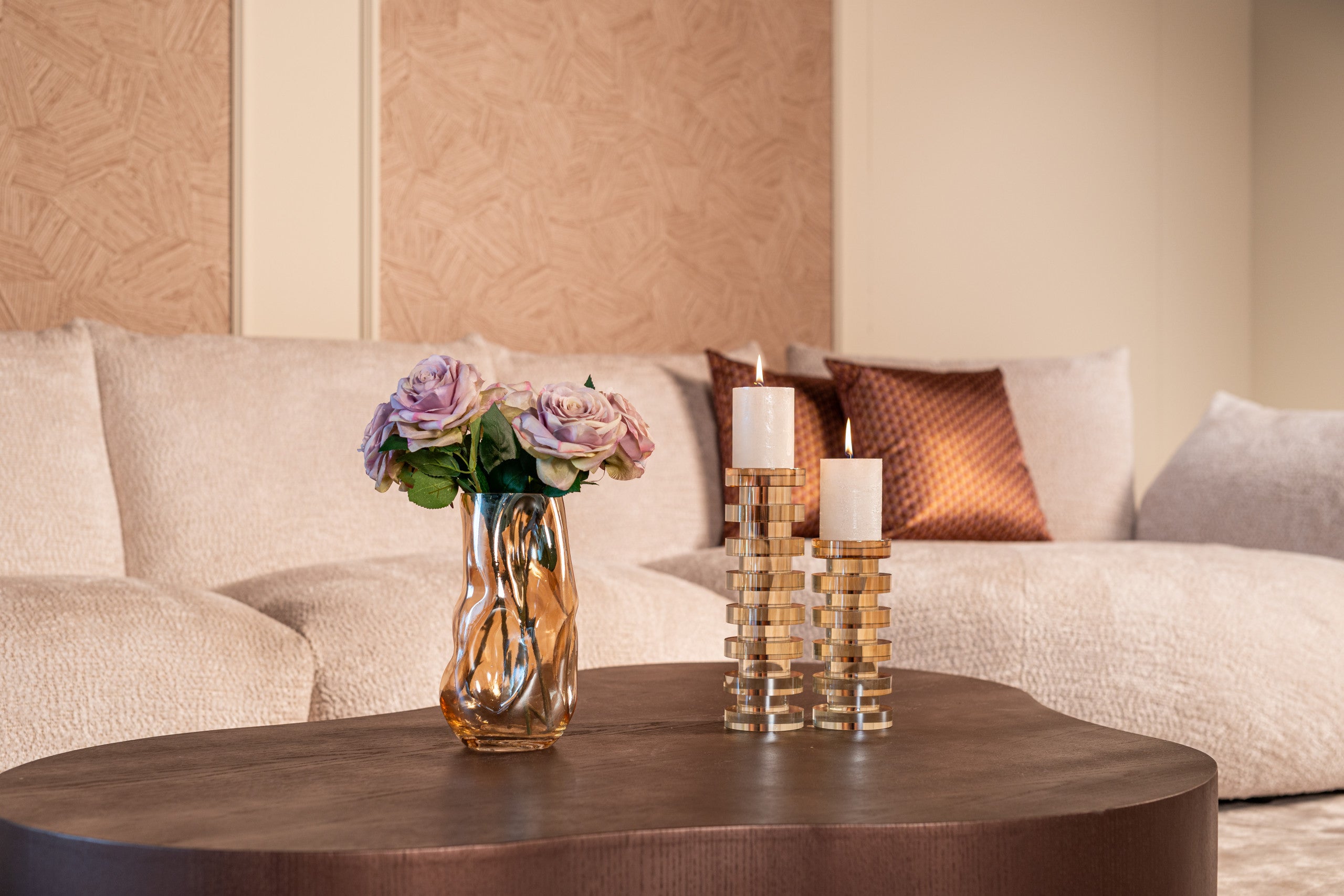 Richmond Interiors Kissen Phyllisia brique donna 50x50 Kissen Richmond Interiors