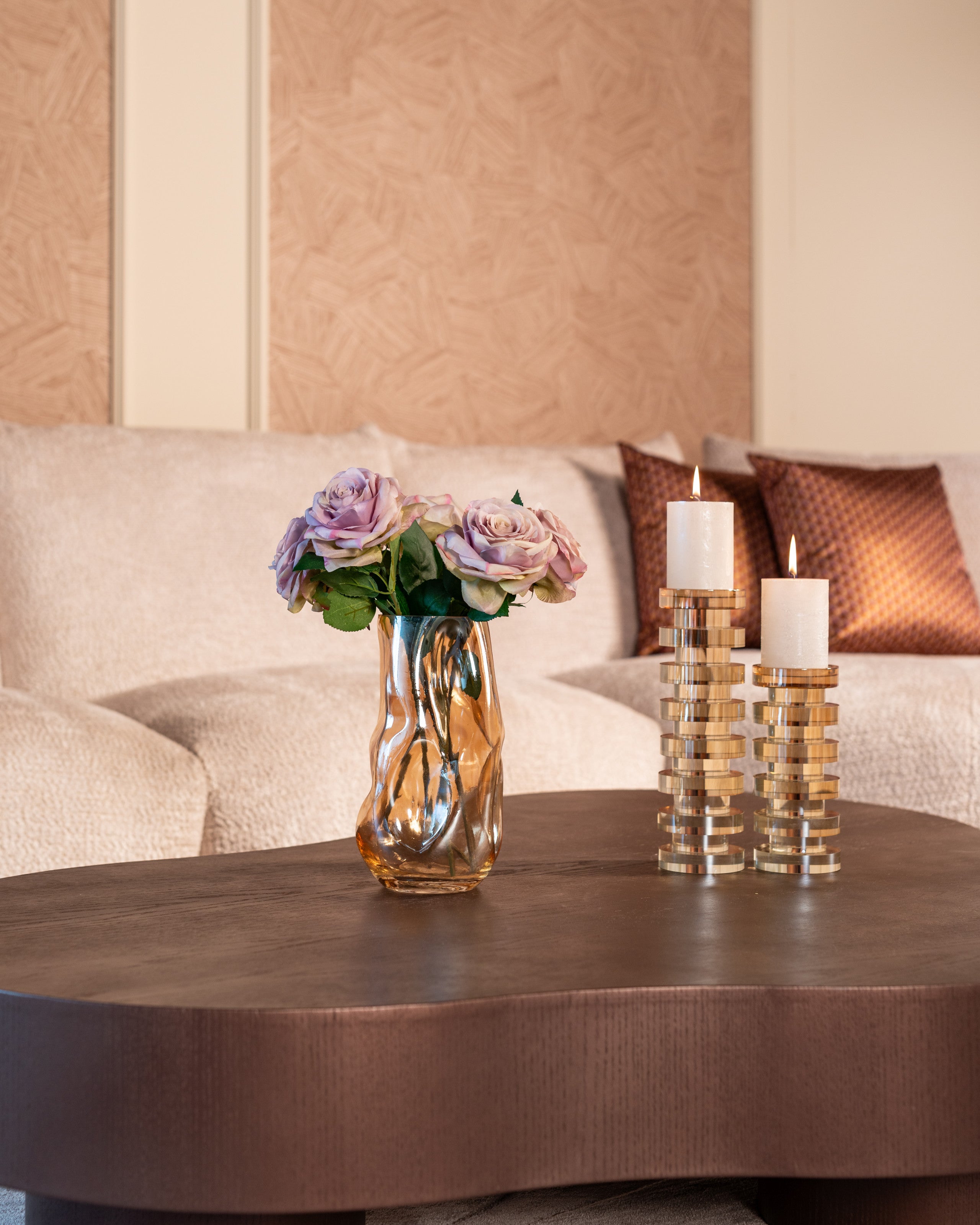 Richmond Interiors Kissen Phyllisia brique donna 50x50 Kissen Richmond Interiors