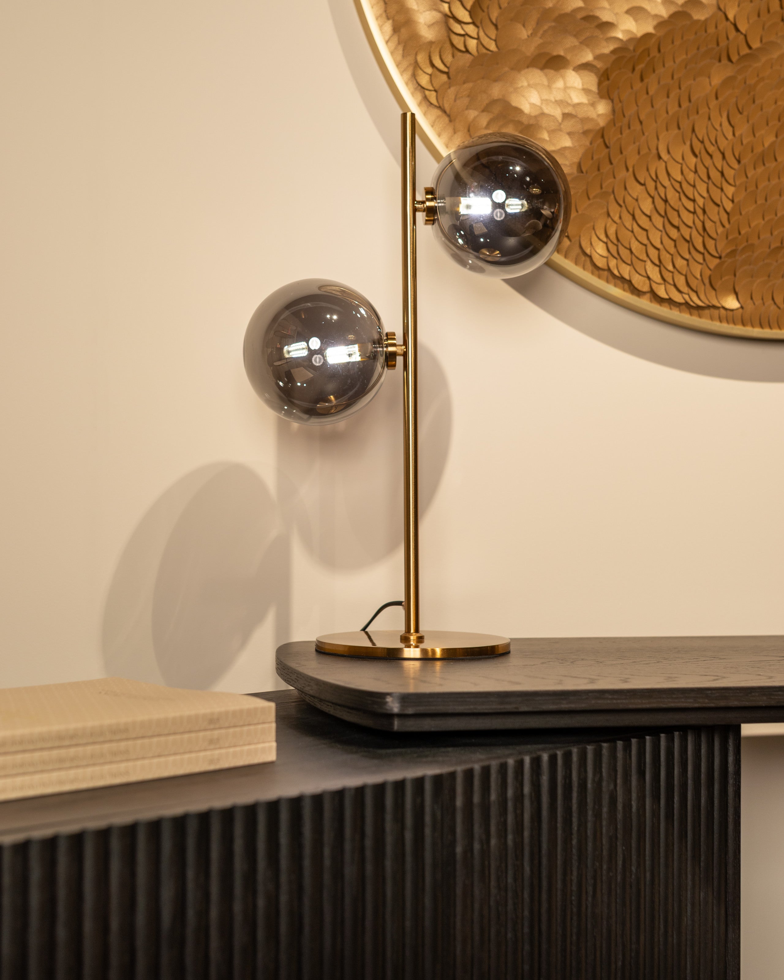 Richmond Interiors Schreibtisch Cambon dark coffee Schreibtisch Richmond Interiors