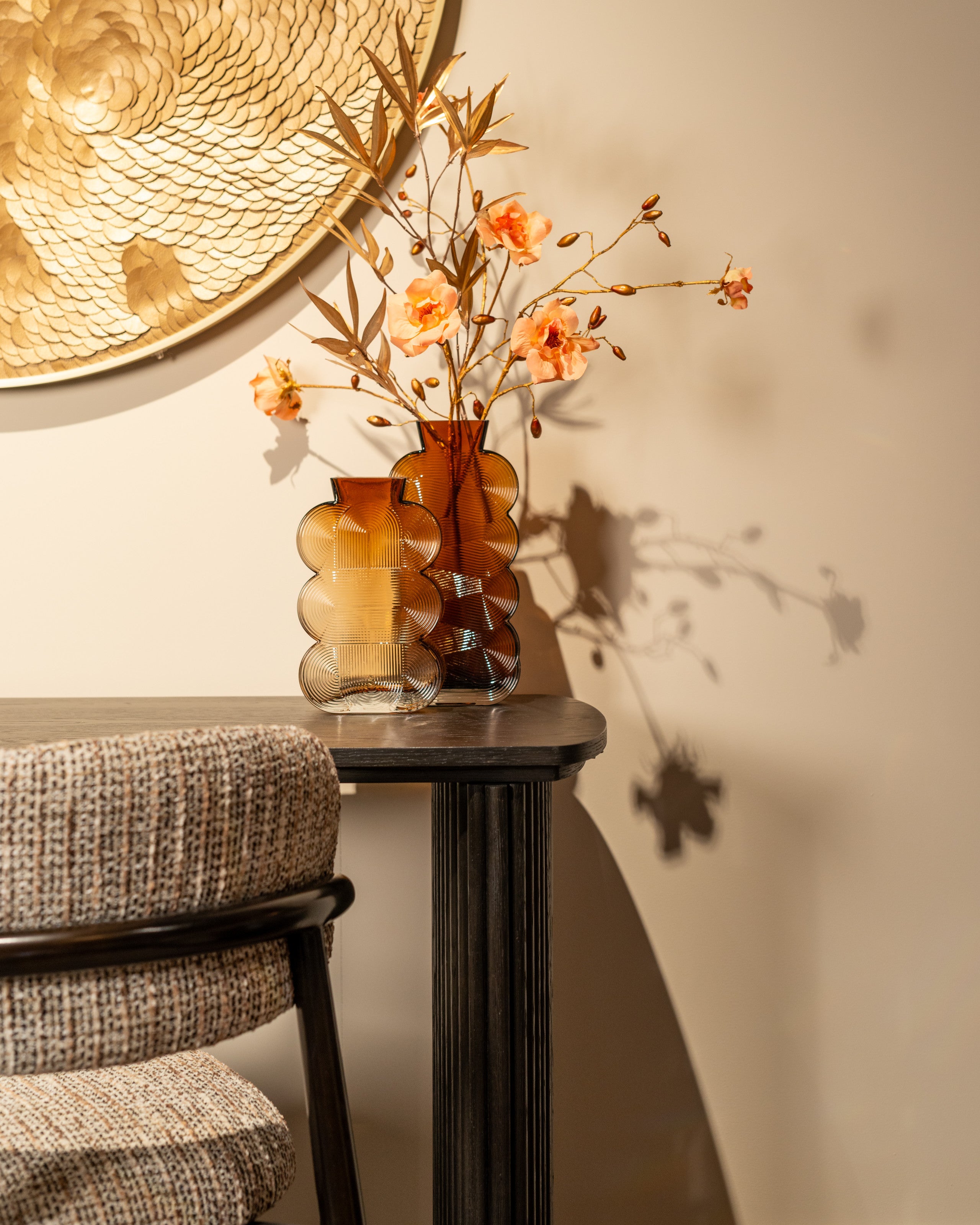 Richmond Interiors Wandkunst Bloom gold