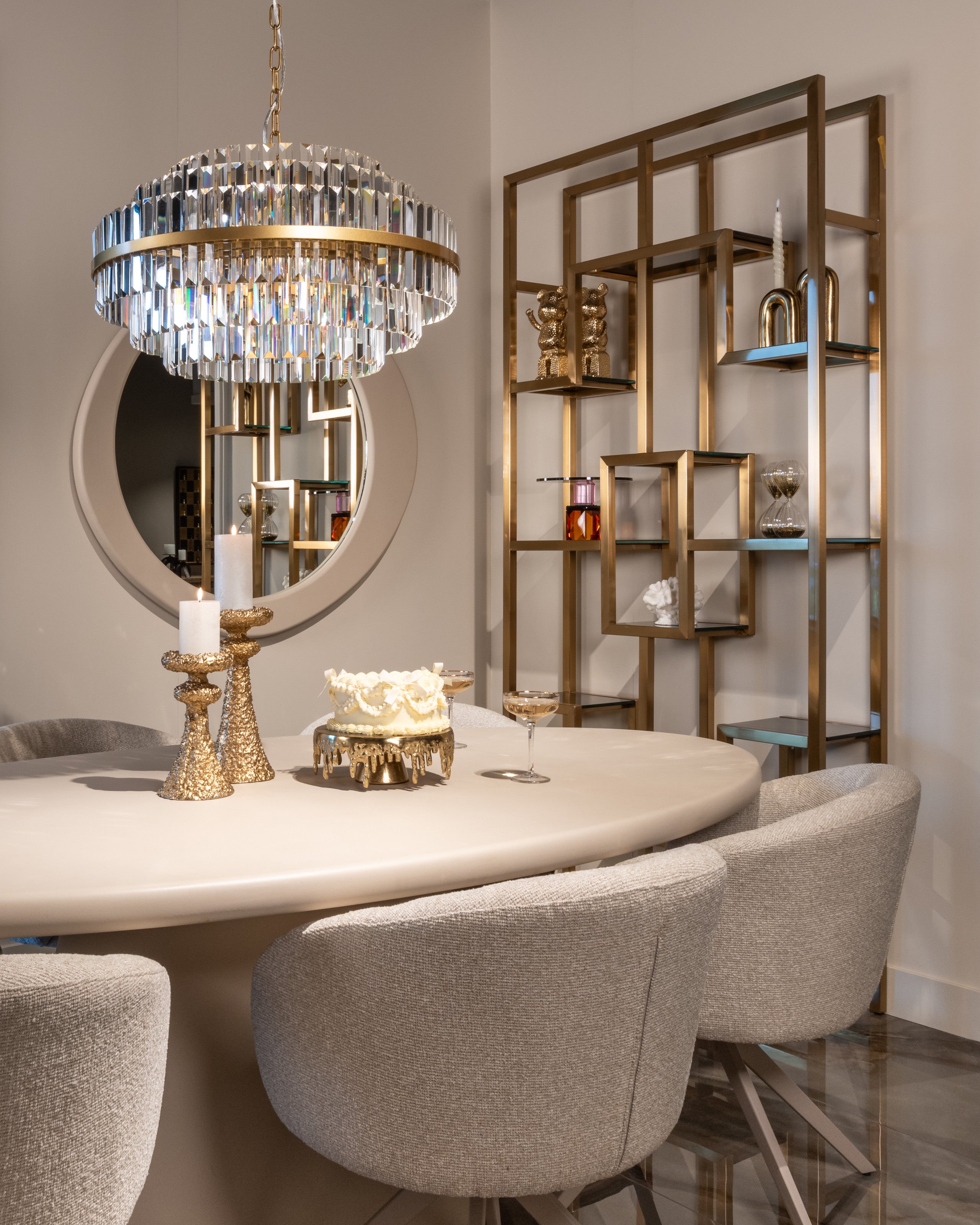 Richmond Interiors Esstisch Clayton beige 220 Esstisch Richmond Interiors