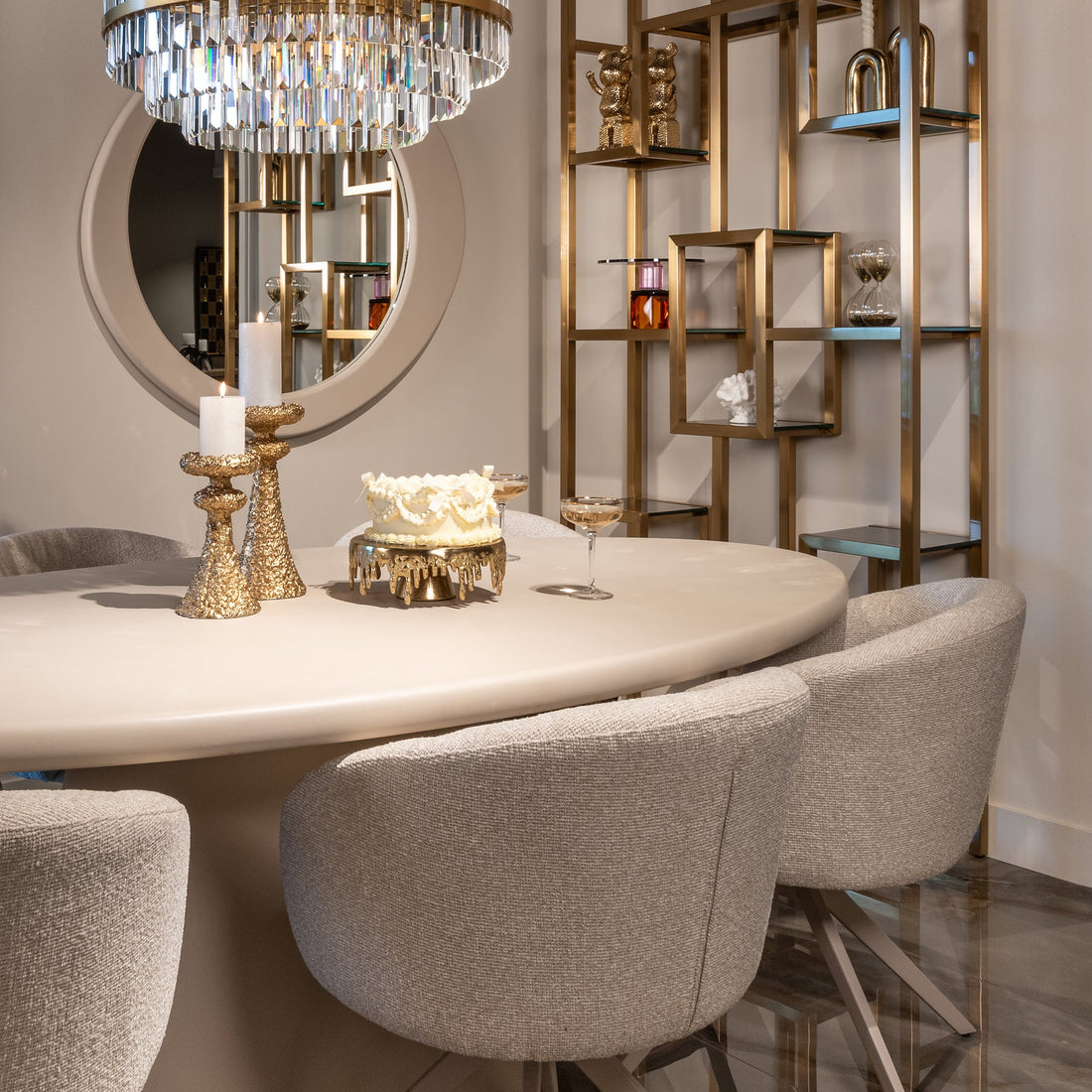 Richmond Interiors Drehstuhl Olivia biscotti (Biscotti) Drehstuhl Richmond Interiors