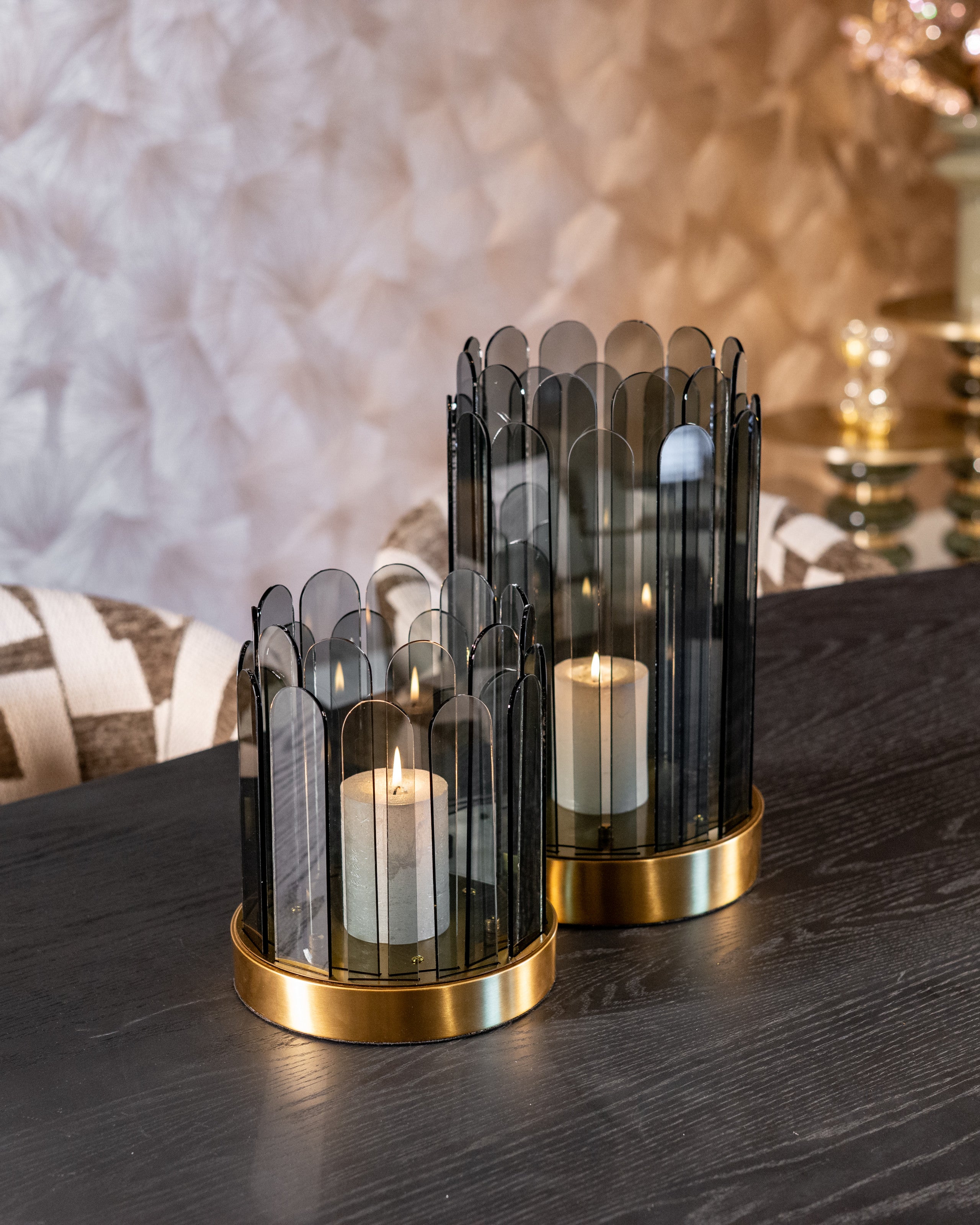 Richmond Interiors Windlicht Daisey smoke large Windlicht Richmond Interiors