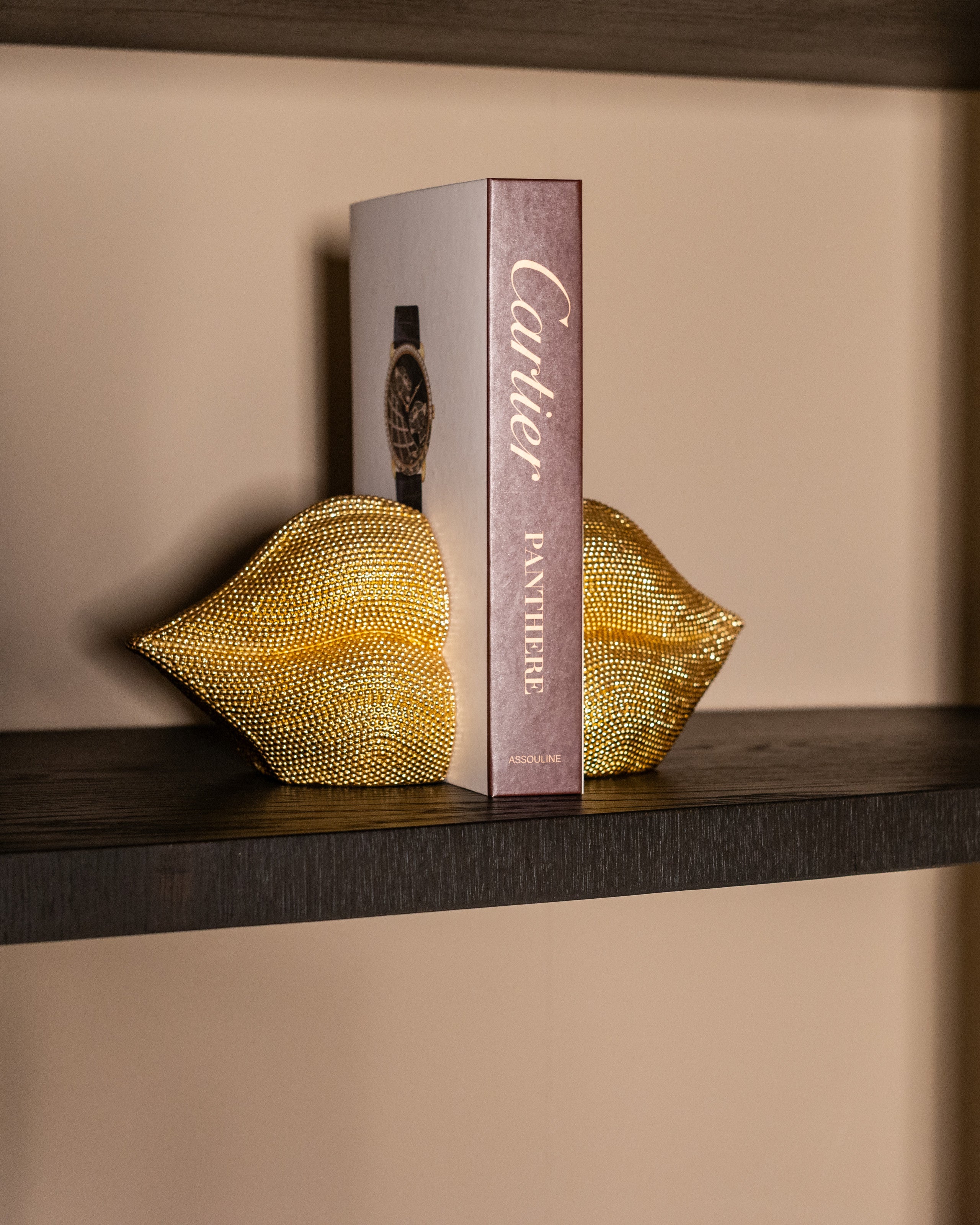 Richmond Interiors Buchständer Kiss gold gold Buchständer Richmond Interiors