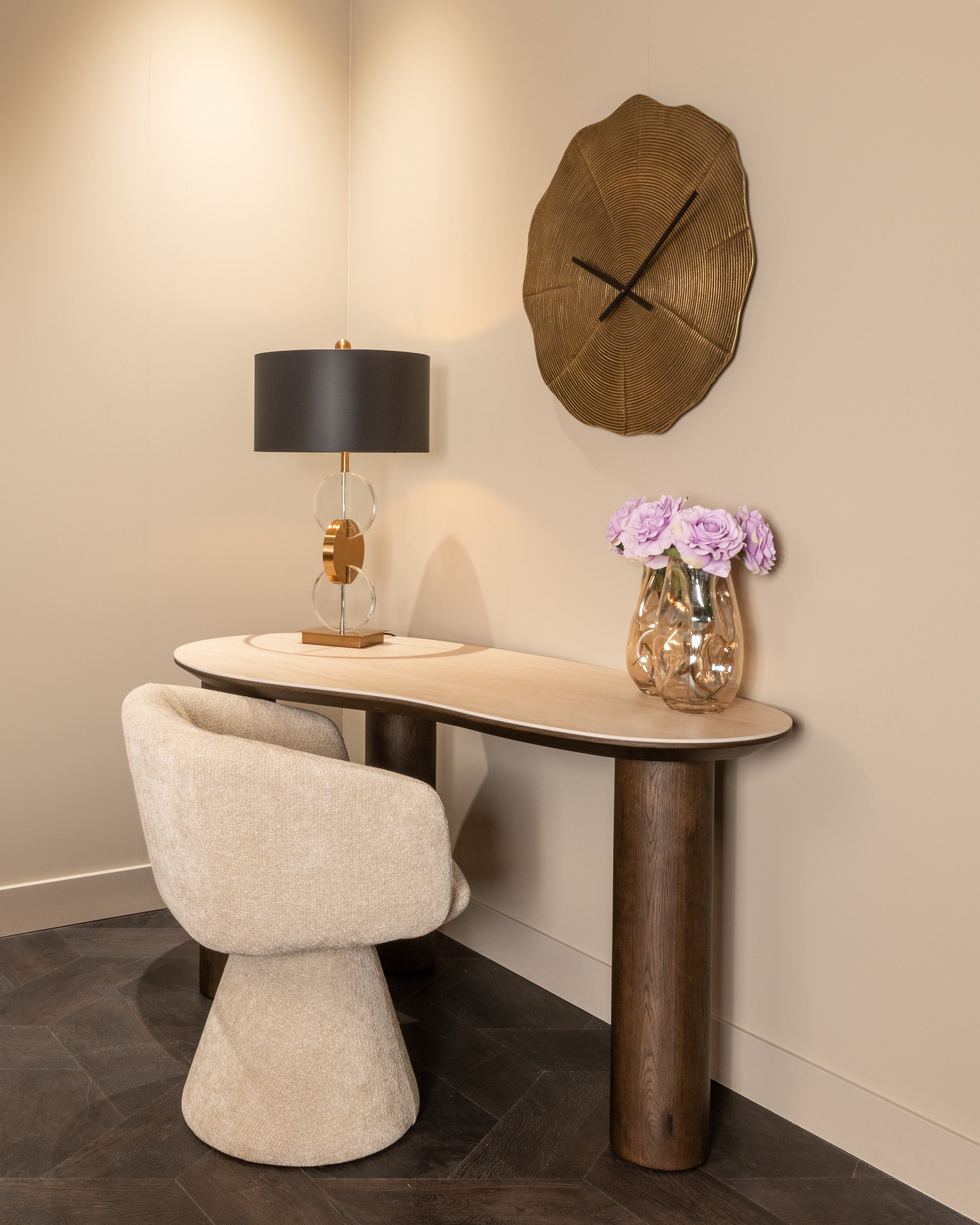 Richmond Interiors Esszimmerstuhl Madeline mocca chunky swivel Esszimmerstuhl Richmond Interiors