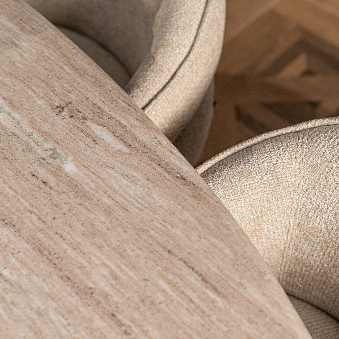 Richmond Interior Esstisch Brodman 200 white Esstisch oval Richmond Interiors