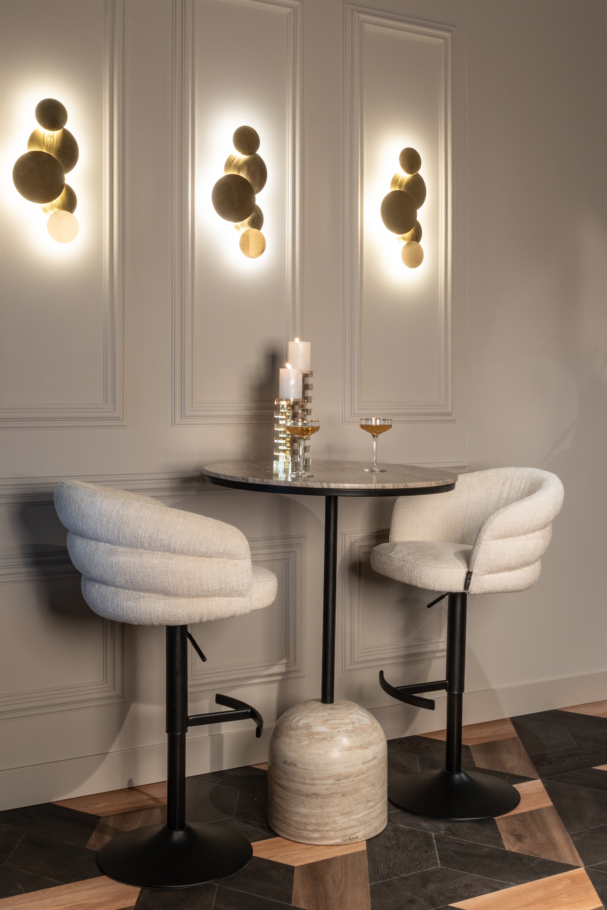Richmond Interiors Wandlampe Collin brushed gold Wandlampe Richmond Interiors