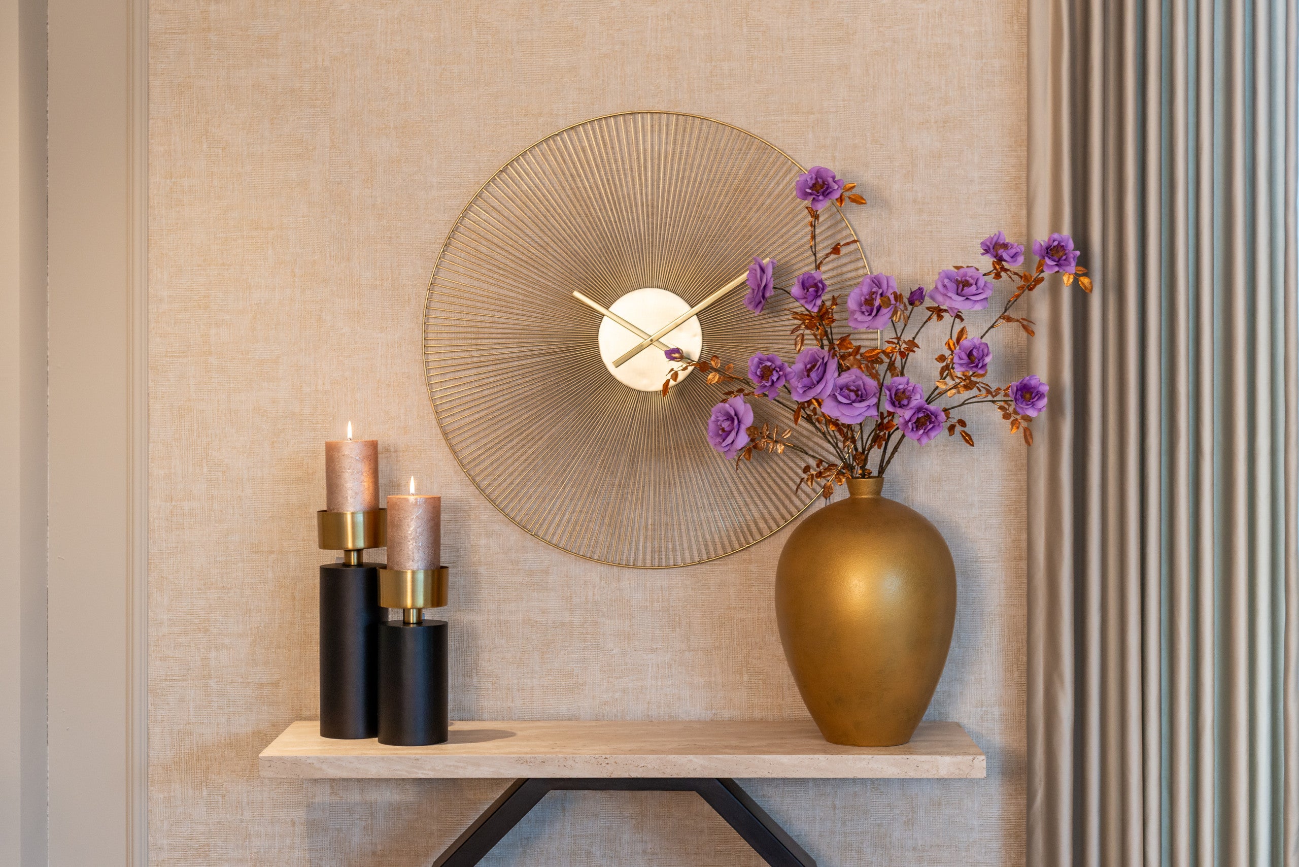 Richmond Interiors Uhr Audrey gold Uhr Richmond Interiors