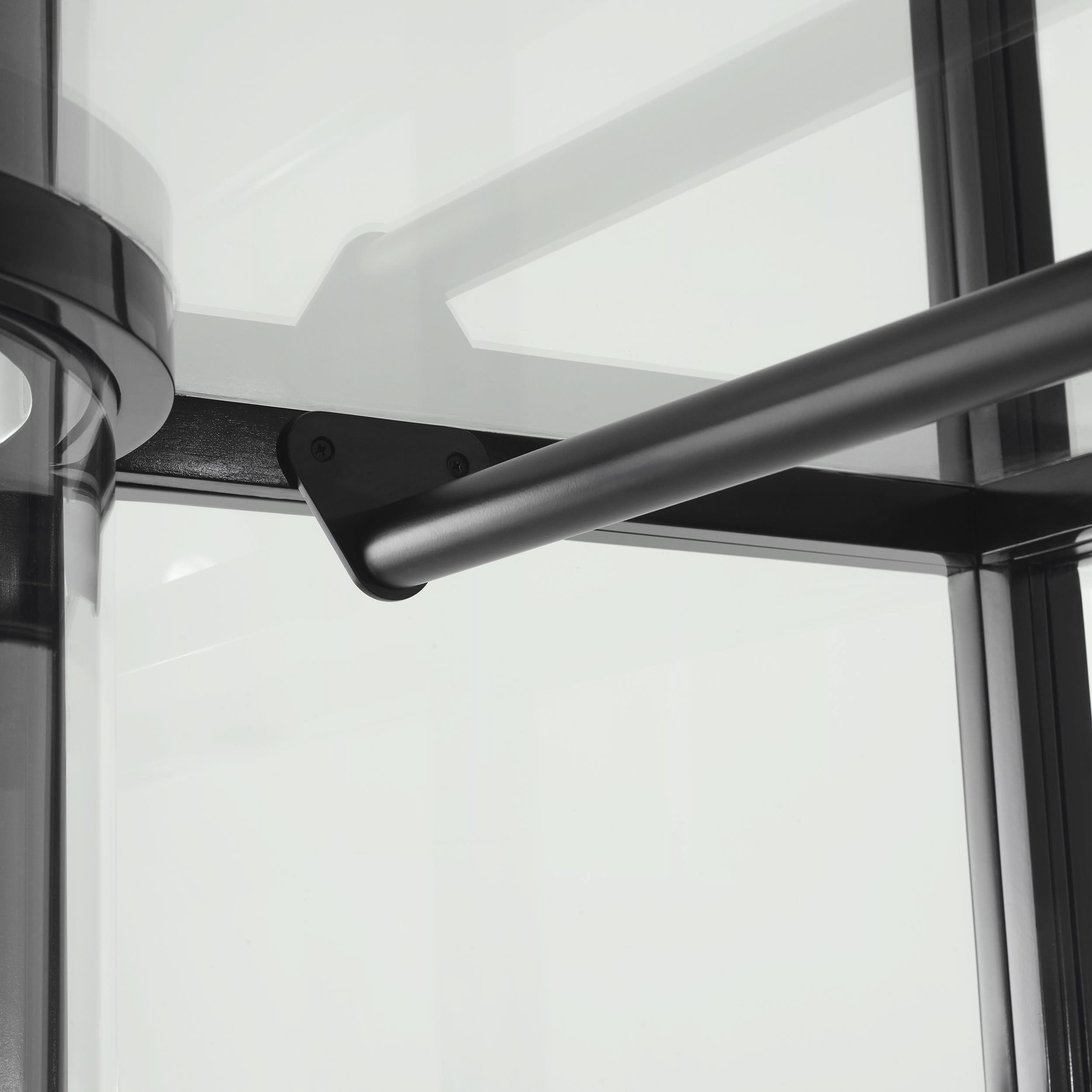 Eichholtz Vitrine Gala – Schwarz gewachst mit Klarglas Vitrinenschrank Eichholtz