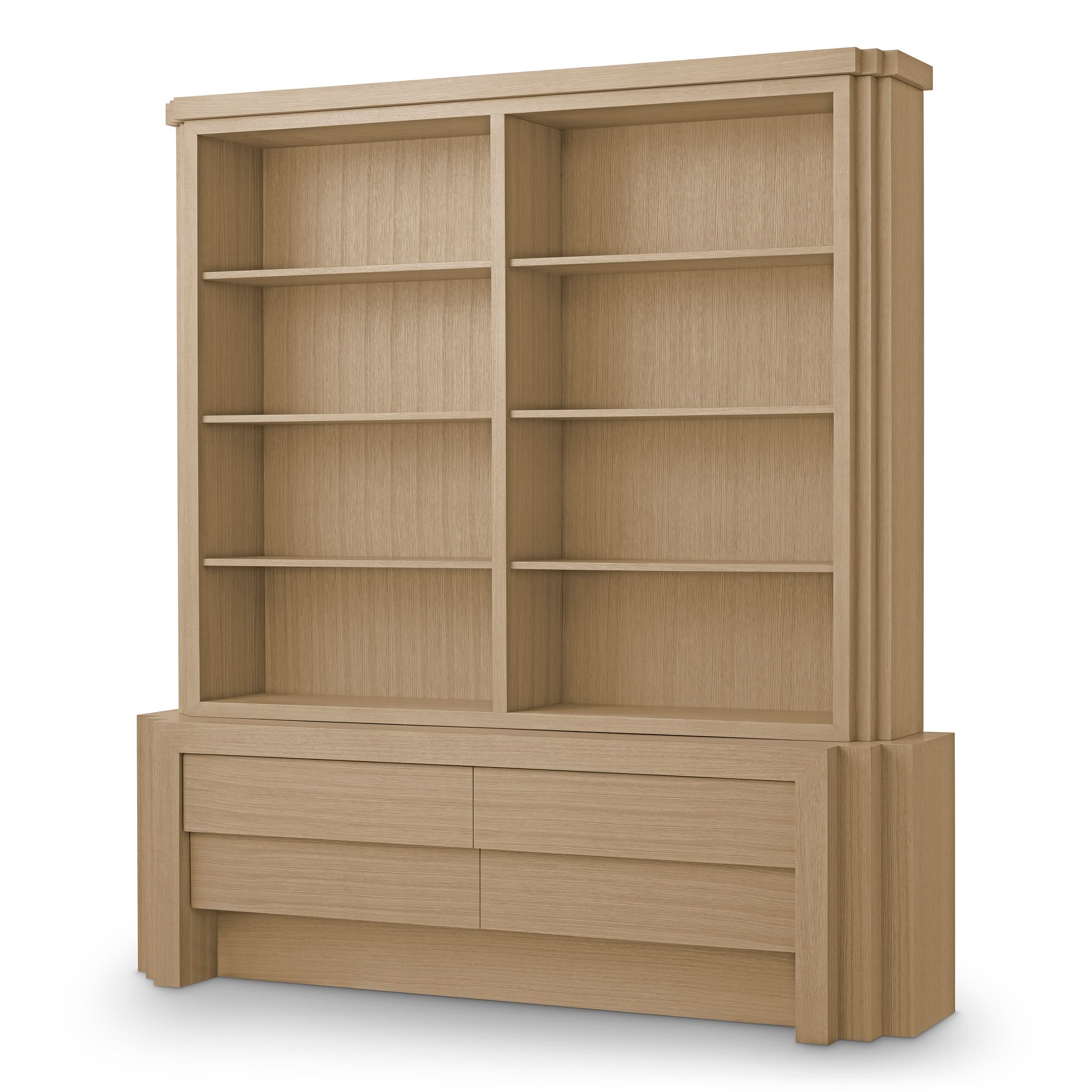 Eichholtz Cabinet Metropolitan L - Natural Oak Veneer Kabinett Eichholtz