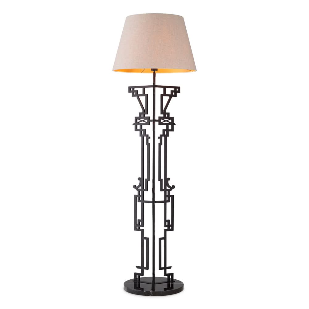 Eichholtz Stehleuchte Thomas – Matte Black Stehlampe Eichholtz