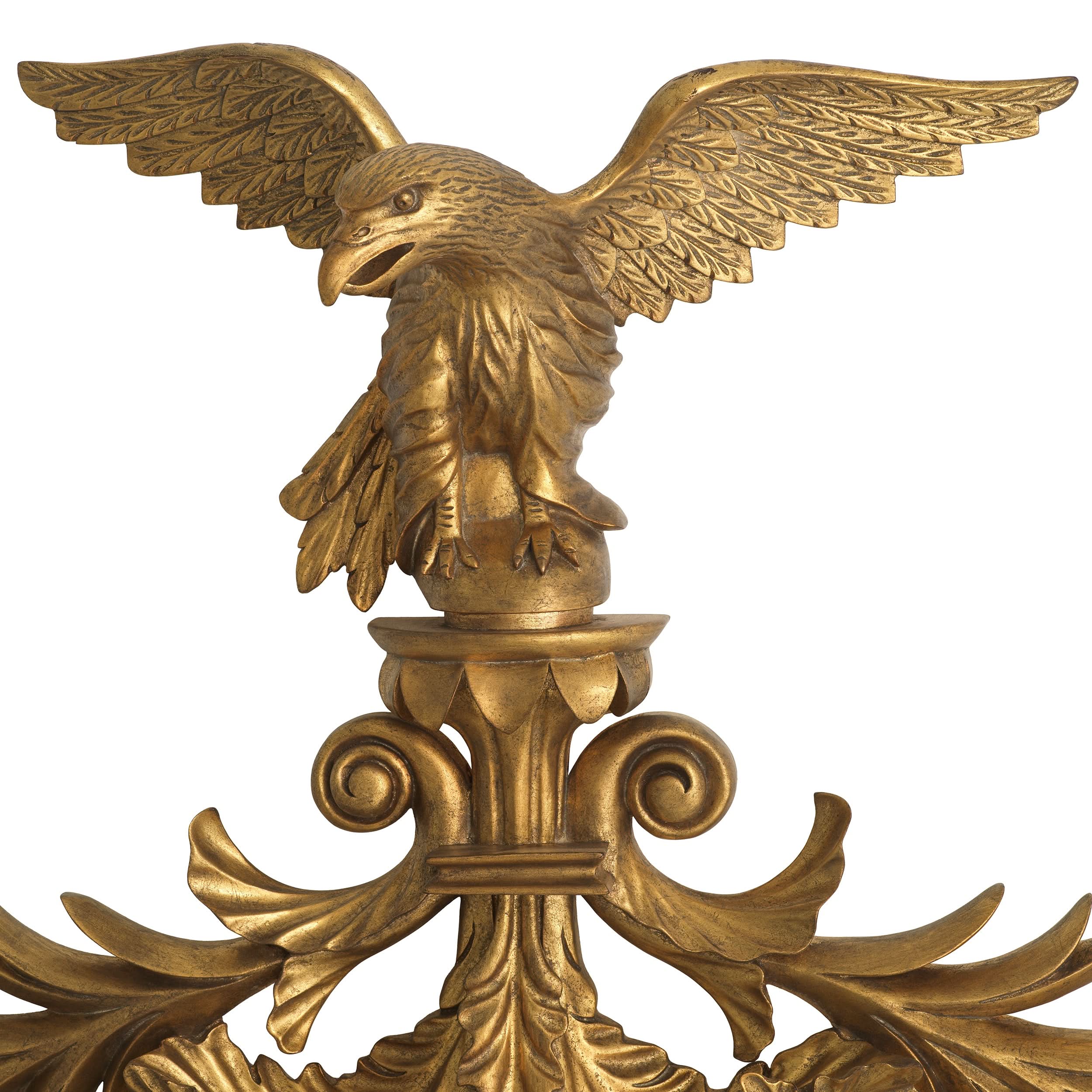 Eichholtz Spiegel Girandole – Antik-Gold-Finish | Antikes Spiegelglas Wandspiegel Eichholtz