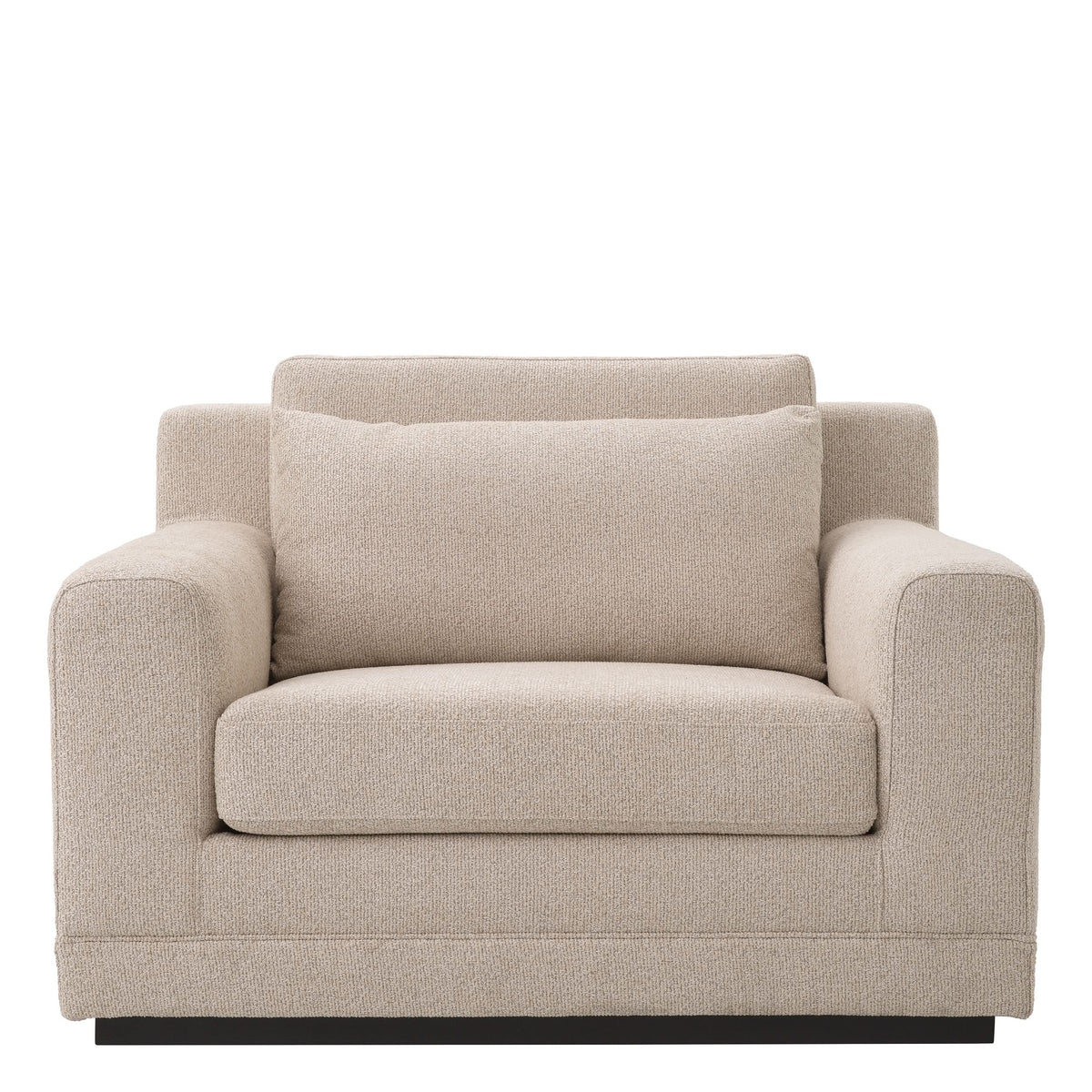 Eichholtz Sessel Manhattan – Palmer Beige Polstersessel Eichholtz