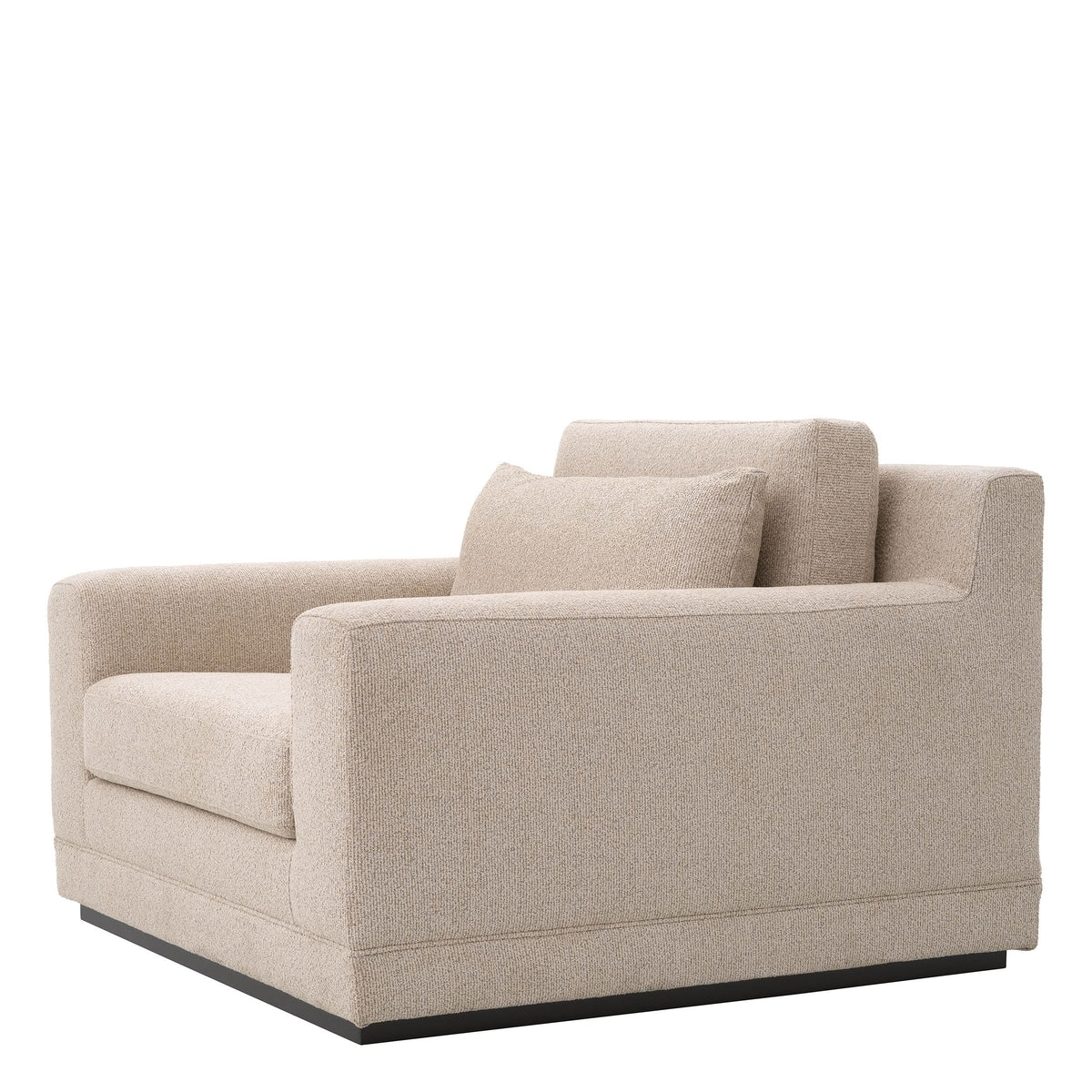 Eichholtz Sessel Manhattan – Palmer Beige Polstersessel Eichholtz