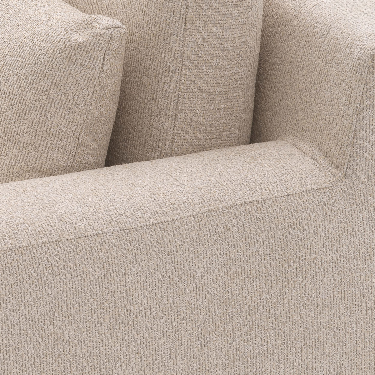 Eichholtz Sessel Manhattan – Palmer Beige Polstersessel Eichholtz