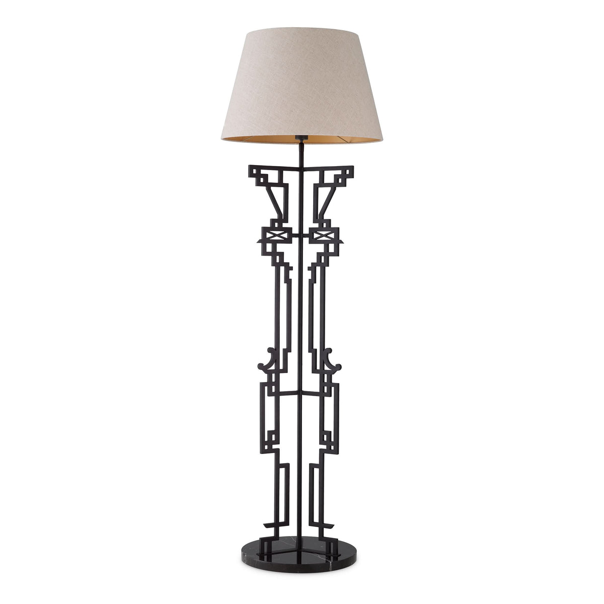 Eichholtz Stehleuchte Thomas – Matte Black Stehlampe Eichholtz