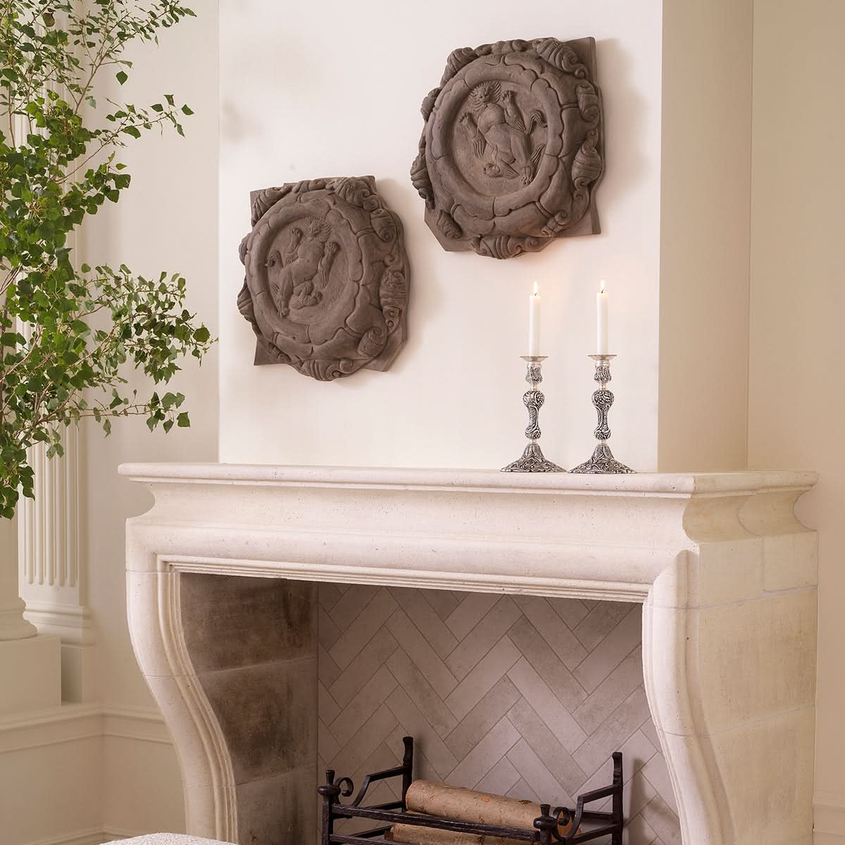 Eichholtz Wandobjekt Liao – 2er-Set Wandobjekt Eichholtz