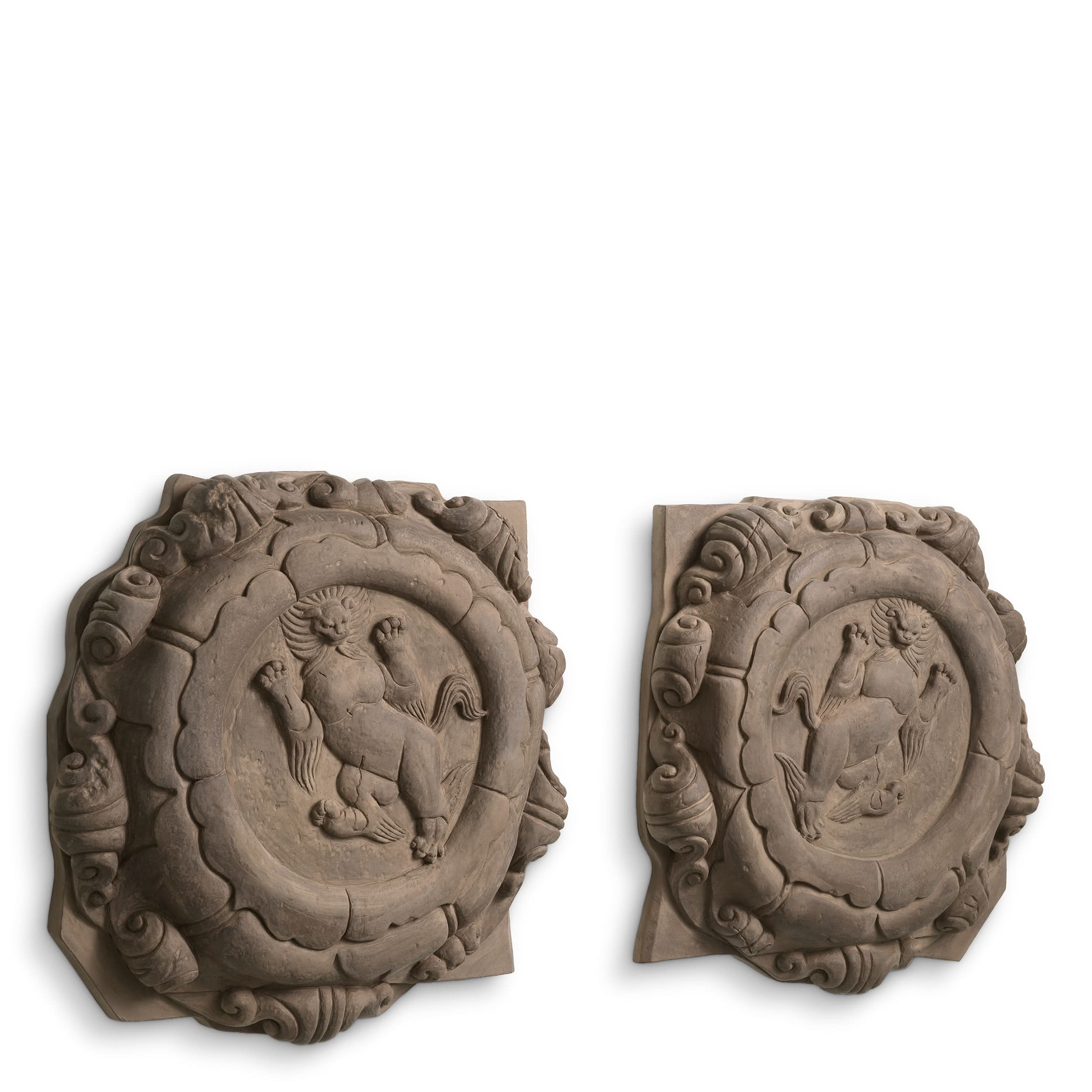 Eichholtz Wandobjekt Liao – 2er-Set Wandobjekt Eichholtz