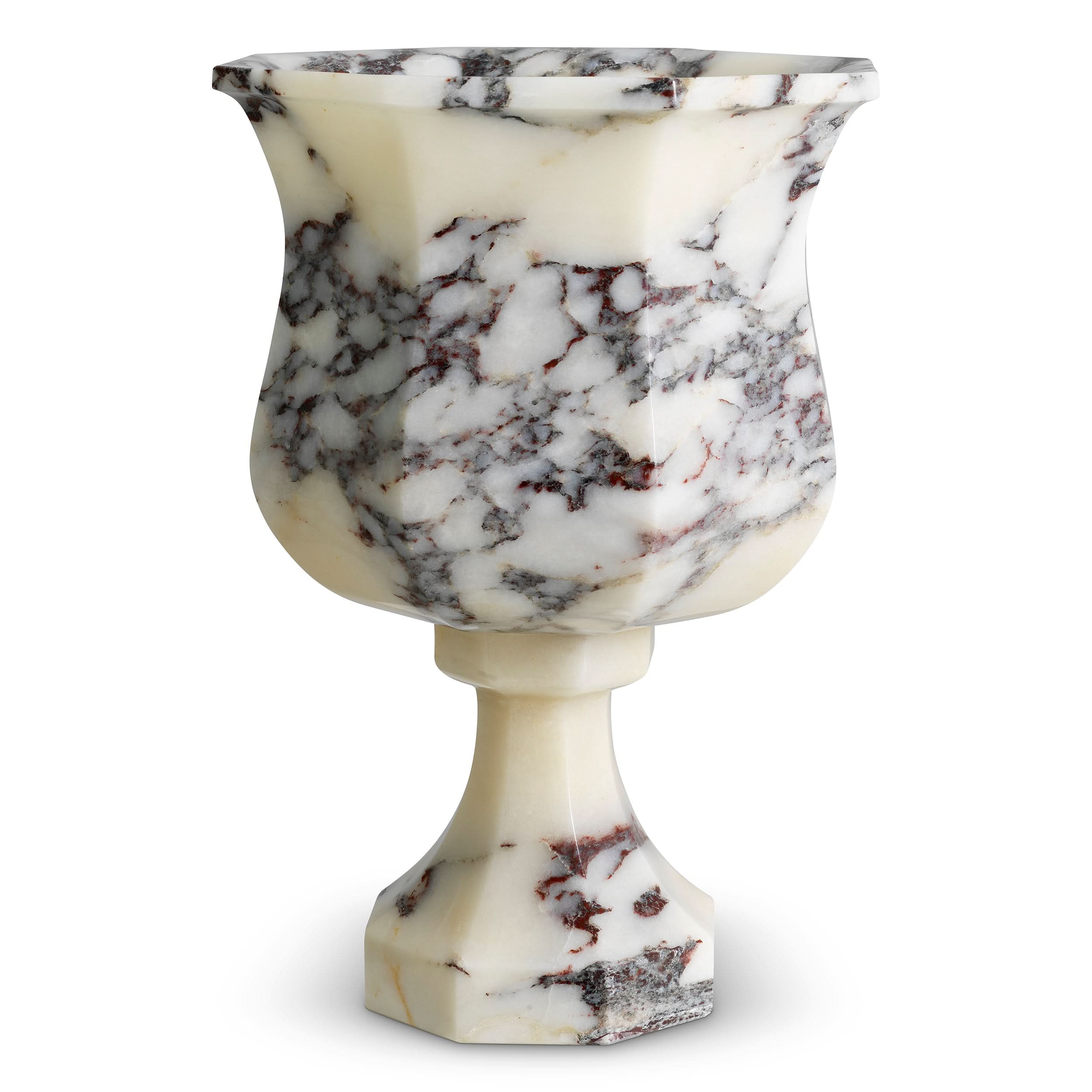 Eichholtz Vase Bennington – Weißer Marmor Vase Eichholtz