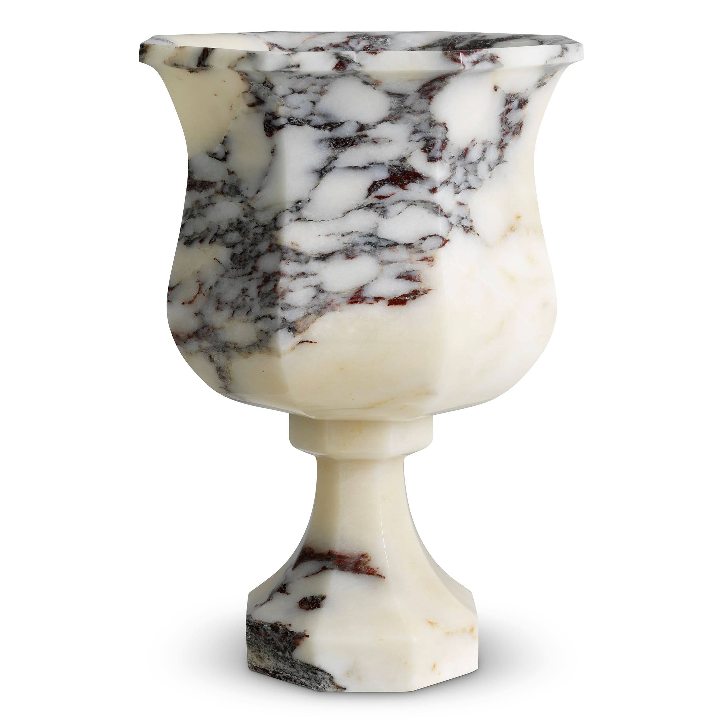 Eichholtz Vase Bennington – Weißer Marmor Vase Eichholtz