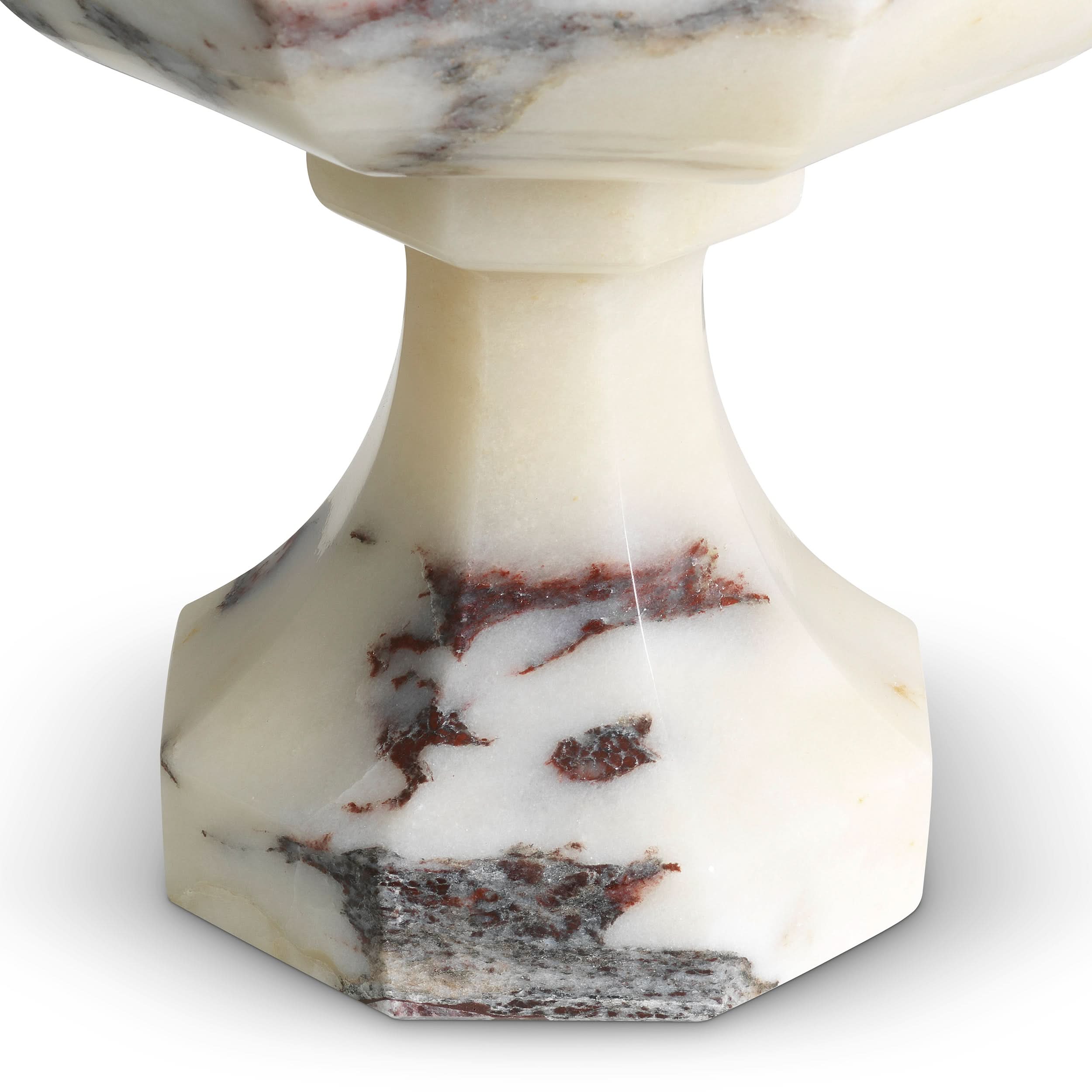 Eichholtz Vase Bennington – Weißer Marmor Vase Eichholtz