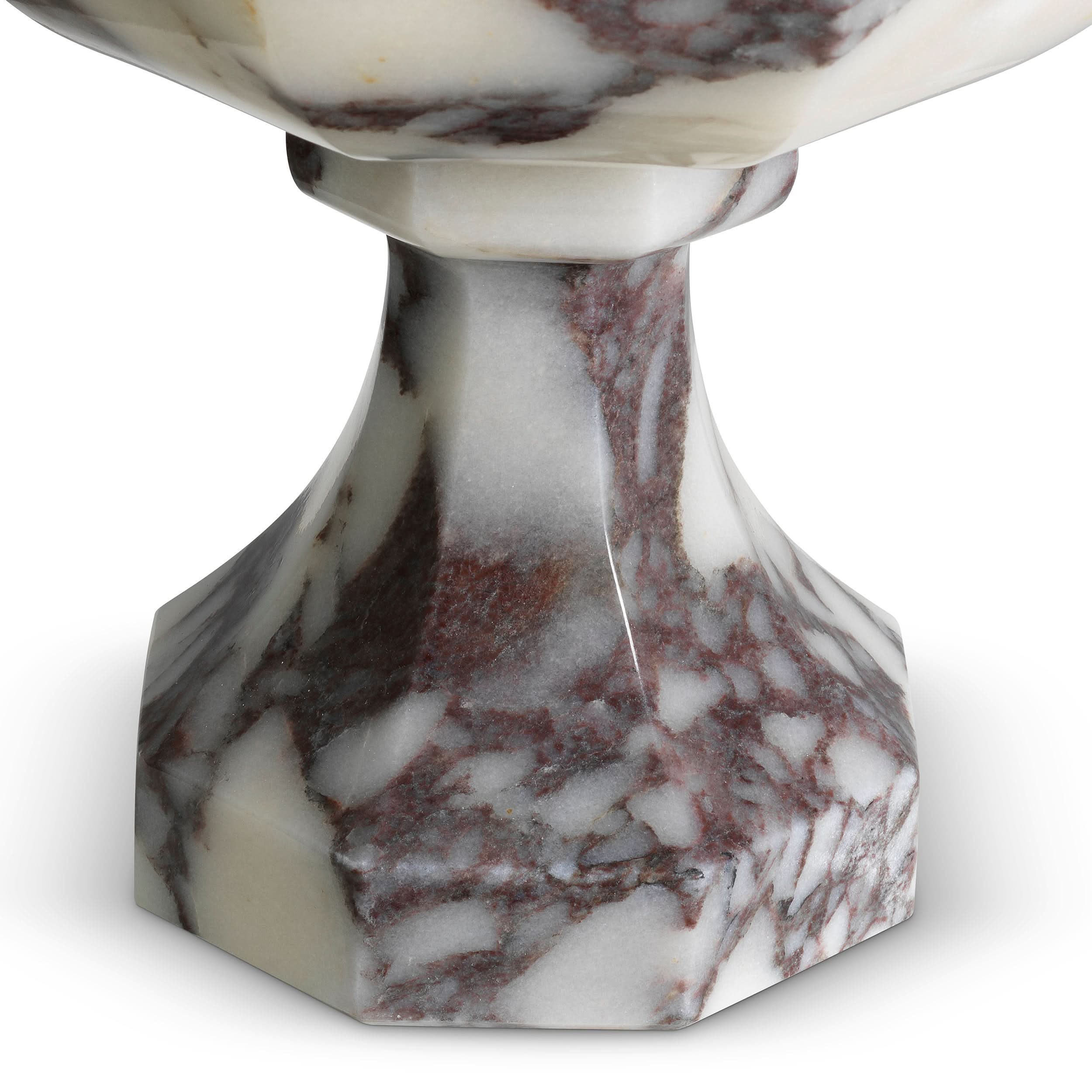 Eichholtz Vase Bennington – Weißer Marmor Vase Eichholtz