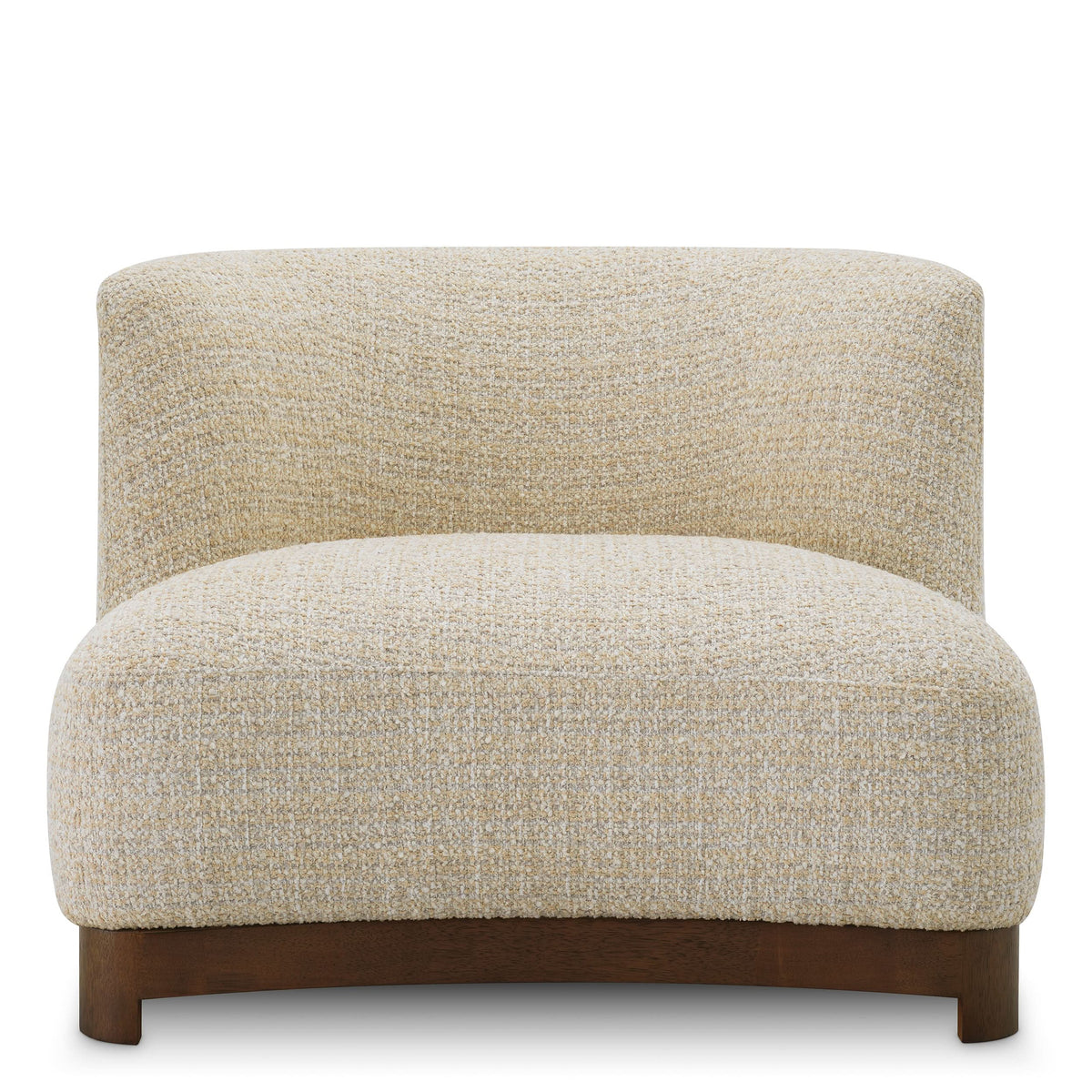 Eichholtz Sessel Stelvio – Winslow Chenille Beige Polstersessel Eichholtz