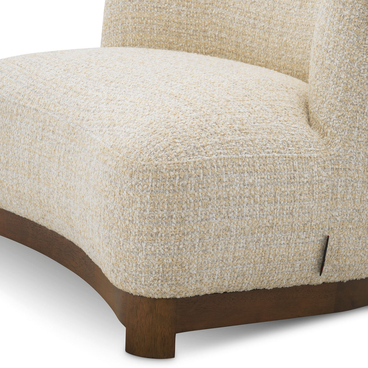 Eichholtz Sessel Stelvio – Winslow Chenille Beige Polstersessel Eichholtz