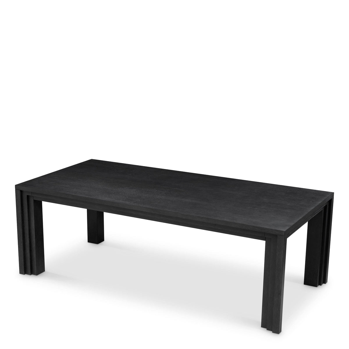Eichholtz Esstisch Metropolitan – Black Open Grain Veneer Esstisch eckig Eichholtz