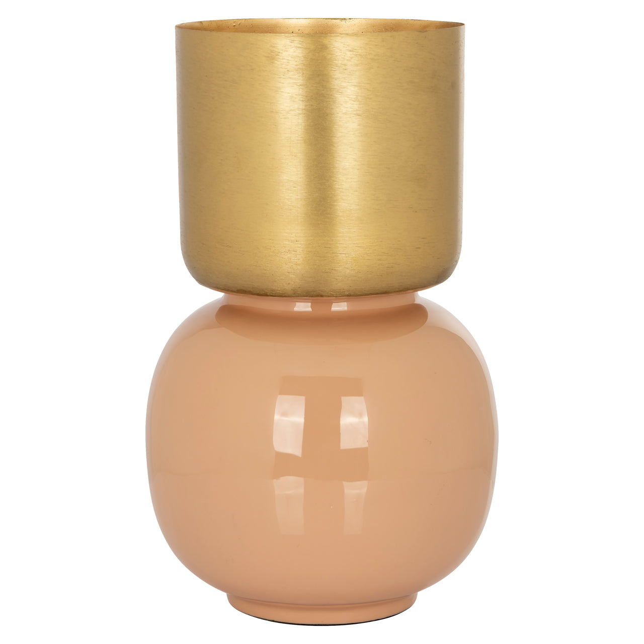 Richmond Interiors Vase Calla brushed gold Vase Richmond Interiors
