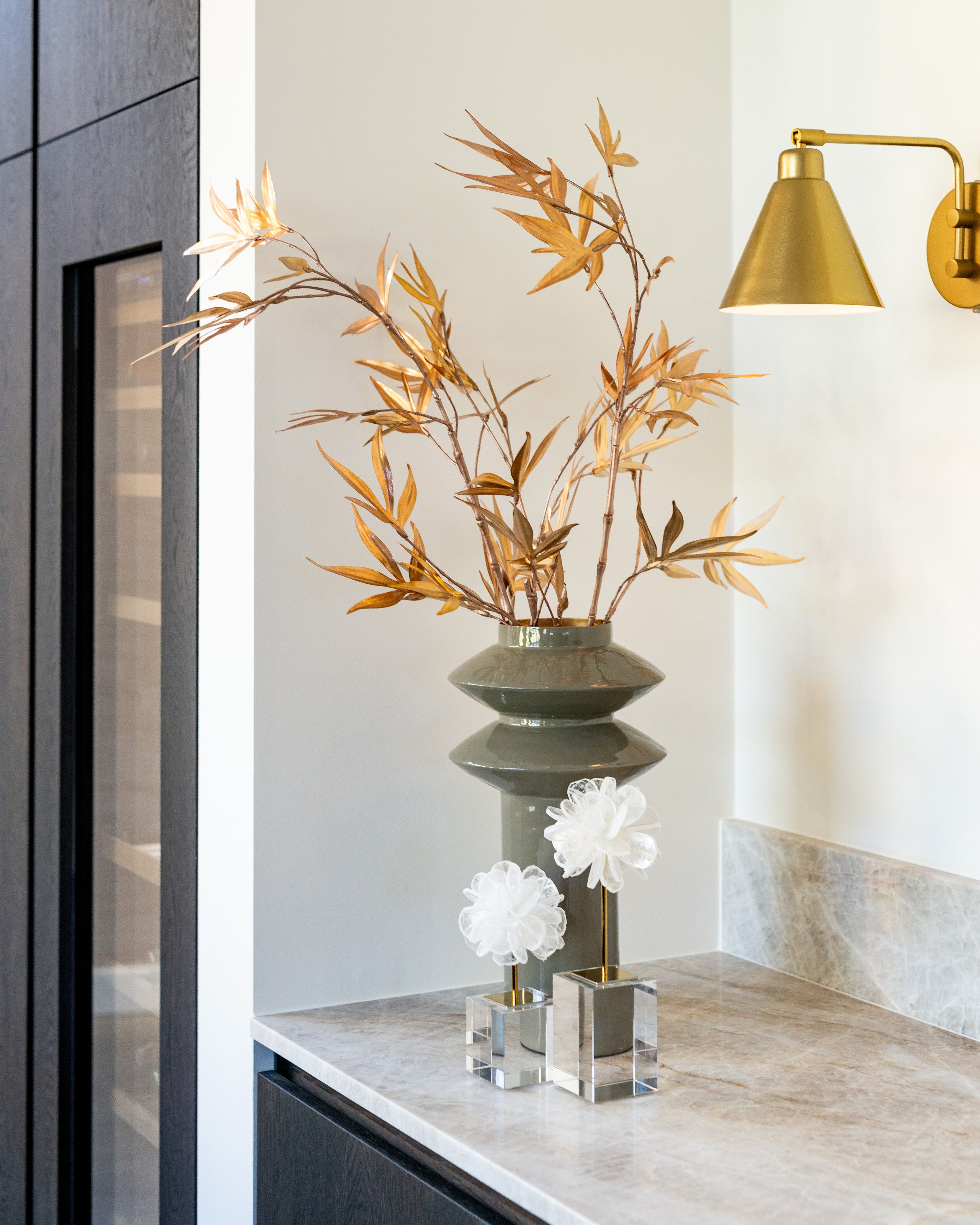 Richmond Interiors Vase Flora olive