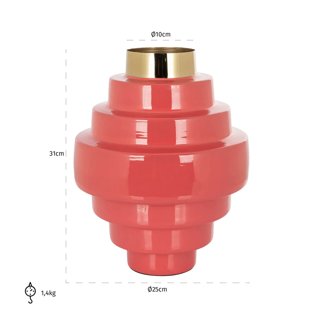 Richmond Interiors Vase Akelei pink Vase Richmond Interiors