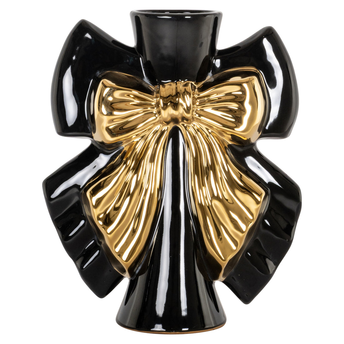 Richmond Interiors Vase Danai black/gold Vase Richmond Interiors