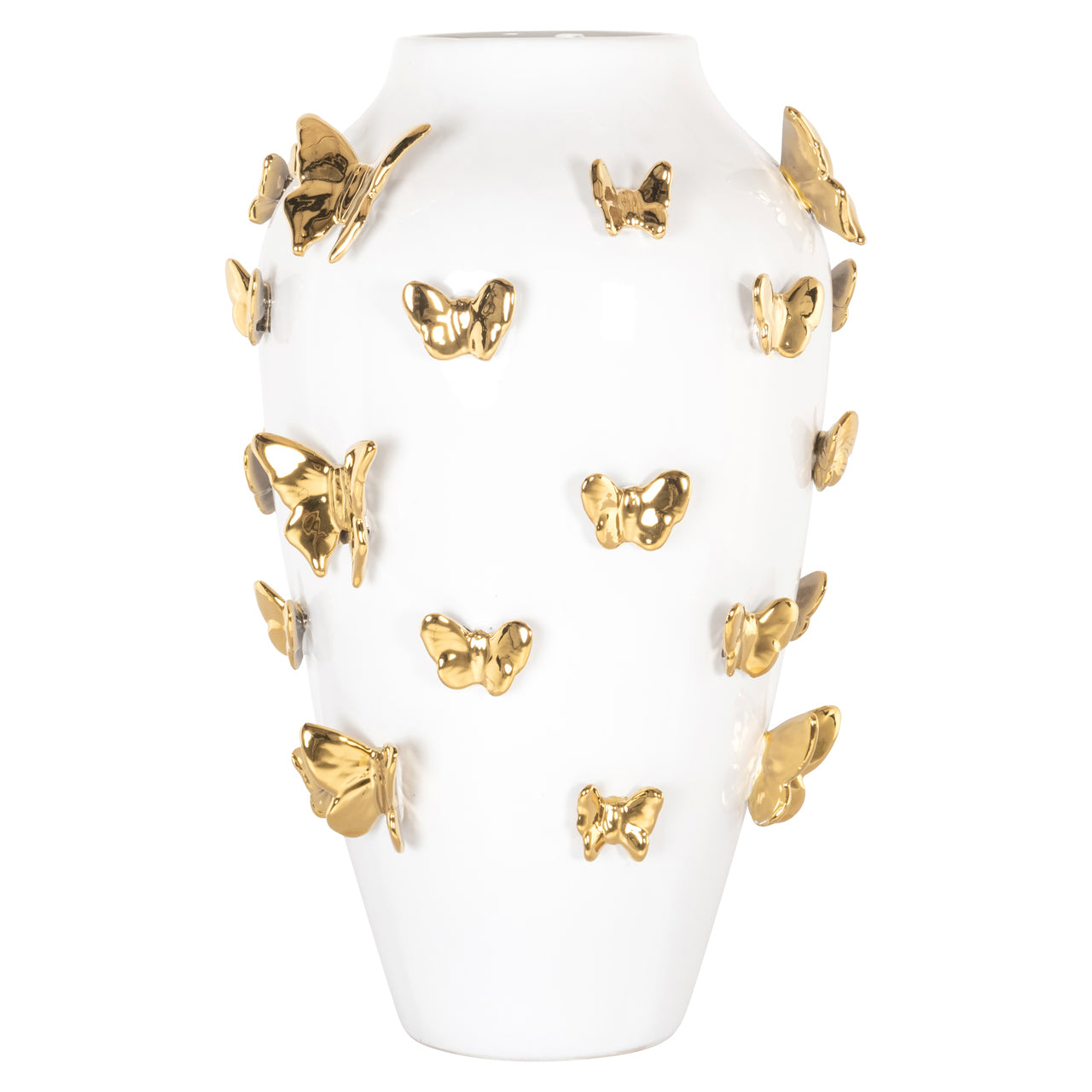 Richmond Interiors Vase Butterfly white large