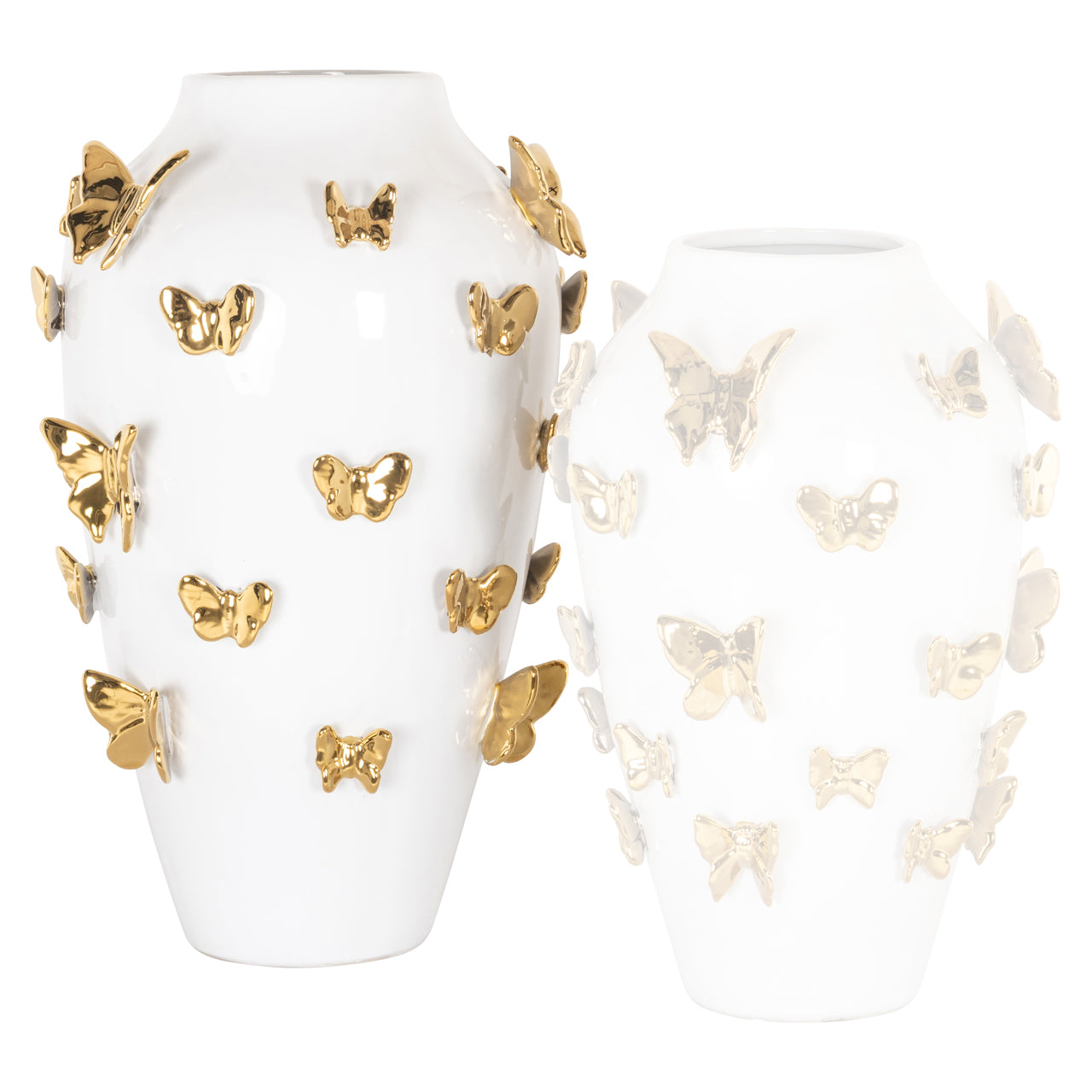 Richmond Interiors Vase Butterfly white large